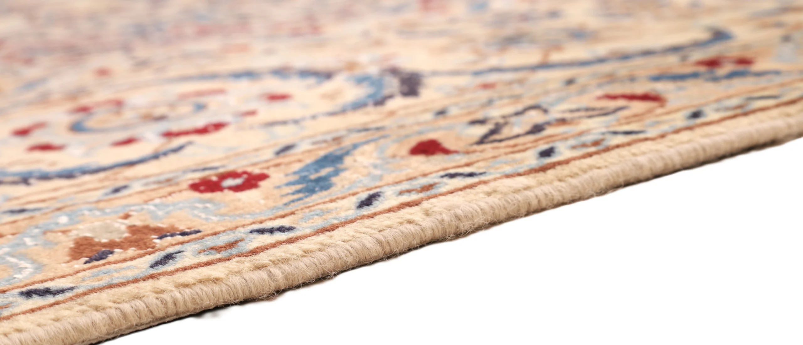 Hand-Knotted Nain Persian Rug, 305 × 205 cm, Wool & Silk - Image 7