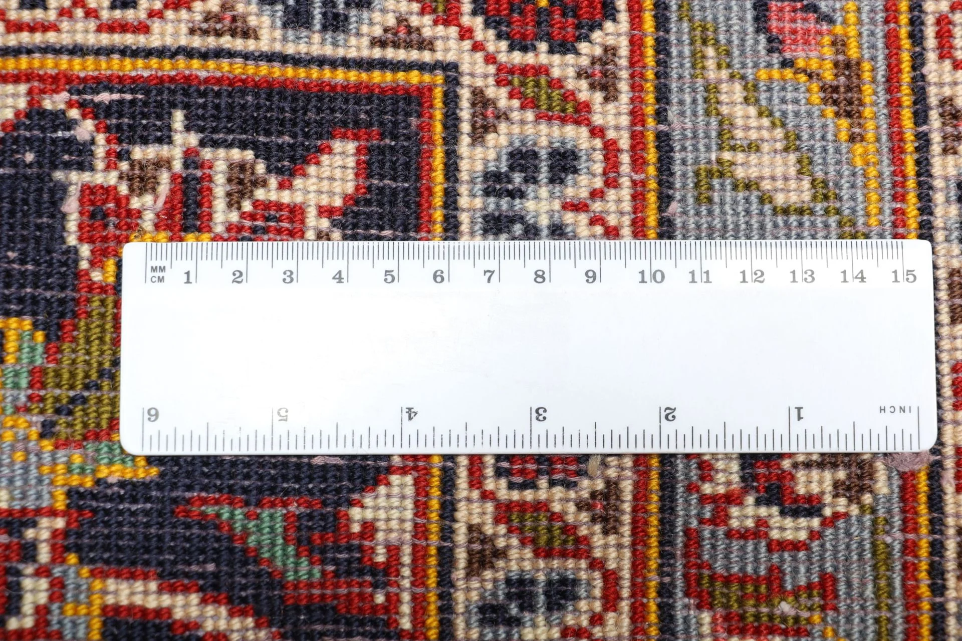 Hand-Knotted Kashan Persian Rug, 255 × 360 cm, Wool - Image 11