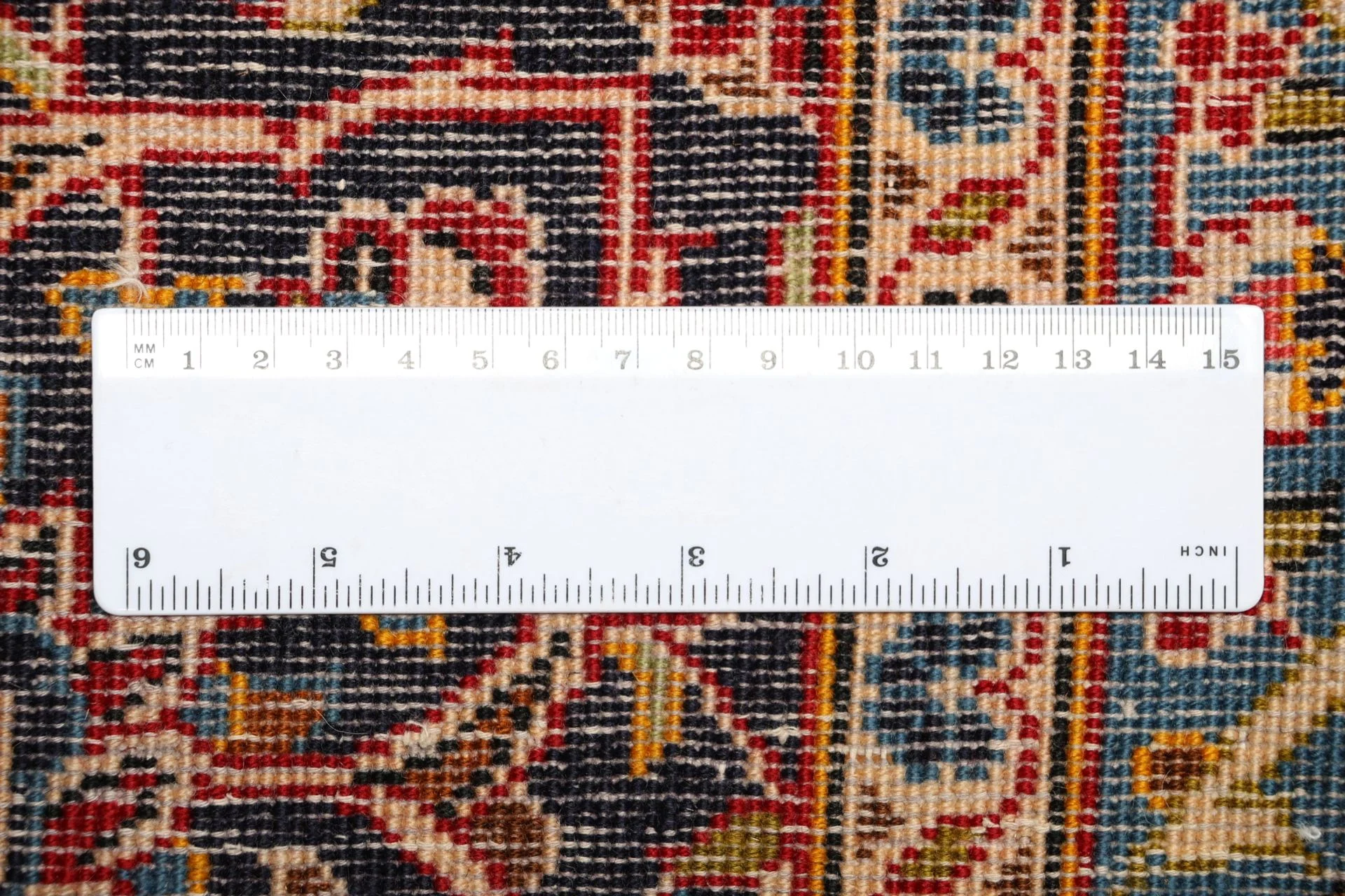 Hand-Knotted Kashan Persian Rug, 247 × 360 cm, Wool - Image 11