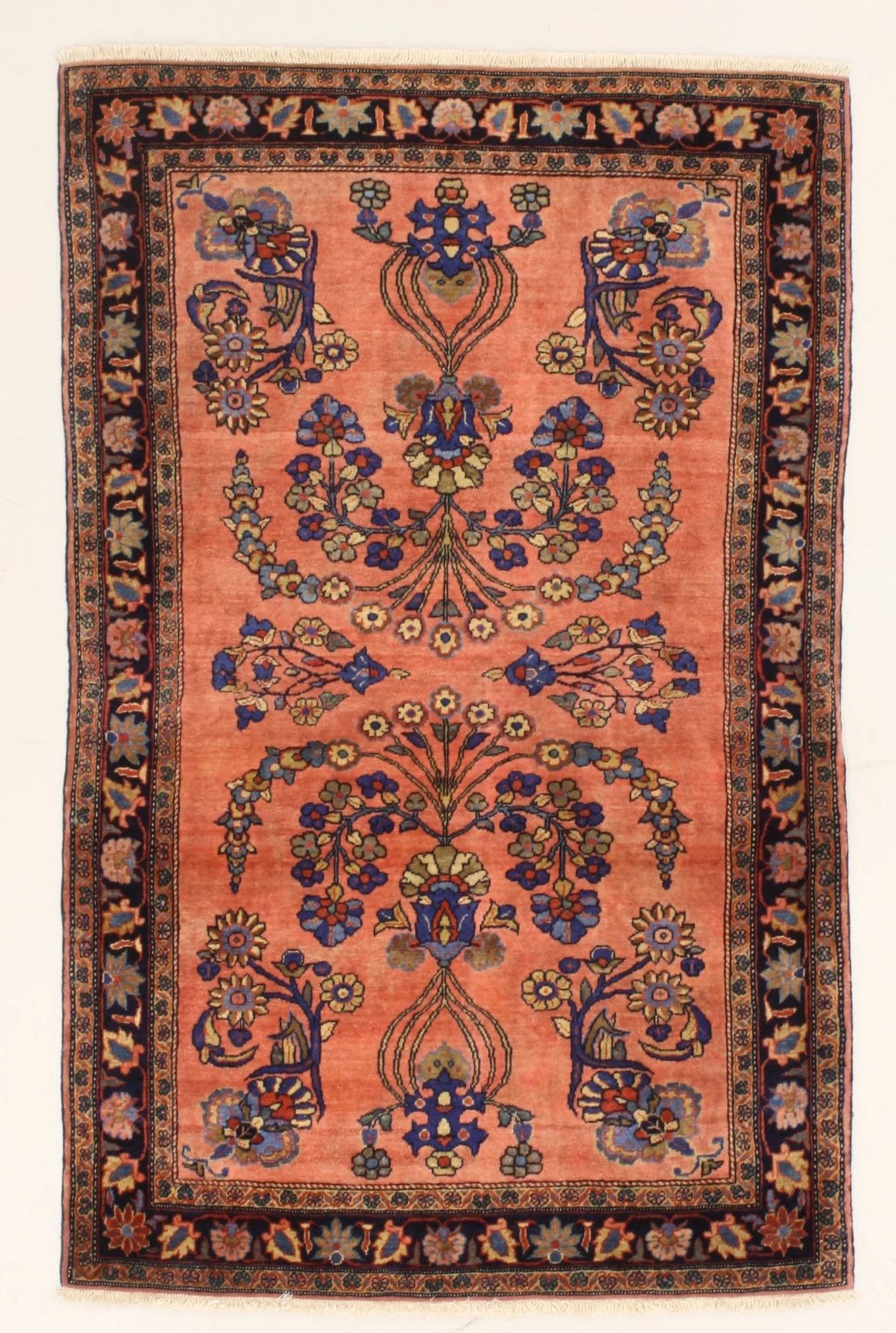 Wool Sarouk Persian Rug 100 × 156 cm, hand-knotted
