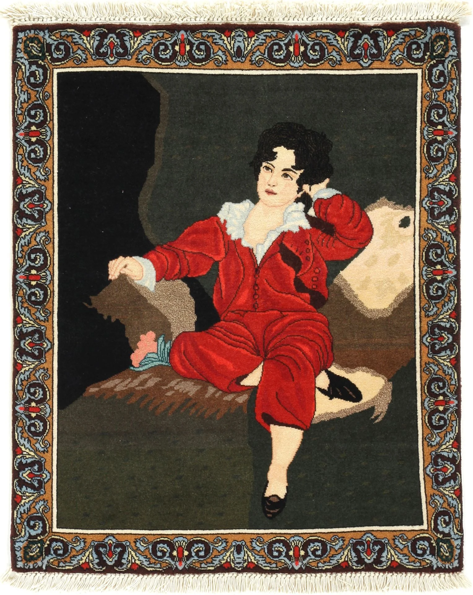 Tabriz Persian Rug 64 × 79 cm in Wool, hand-knotted