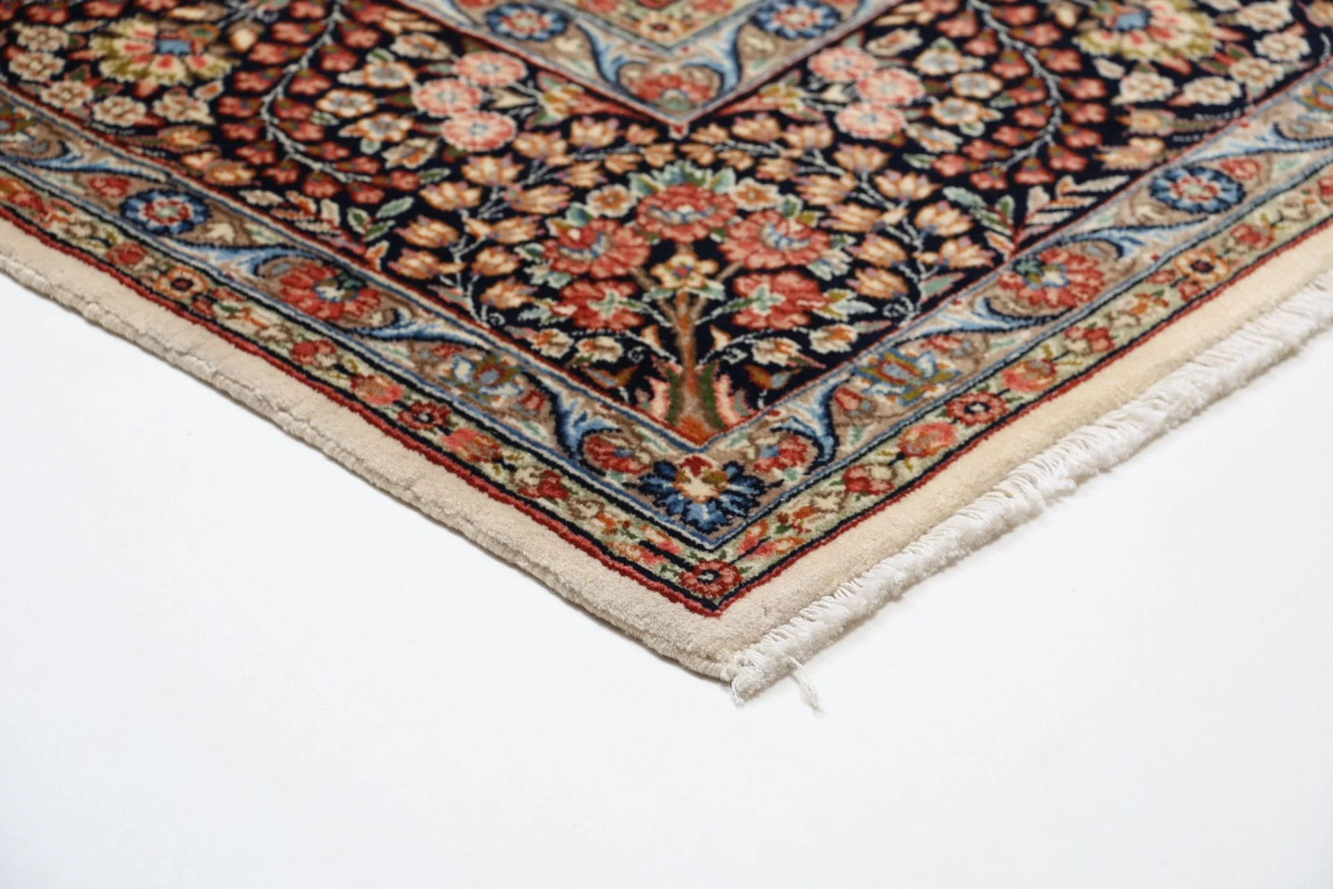 Hand-Knotted Kerman Persian Rug, 220 × 280 cm, Wool - Image 6