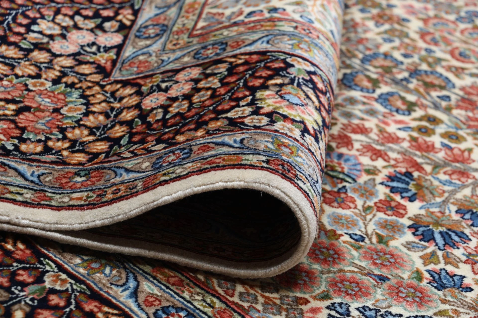 Hand-Knotted Kerman Persian Rug, 220 × 280 cm, Wool - Image 10