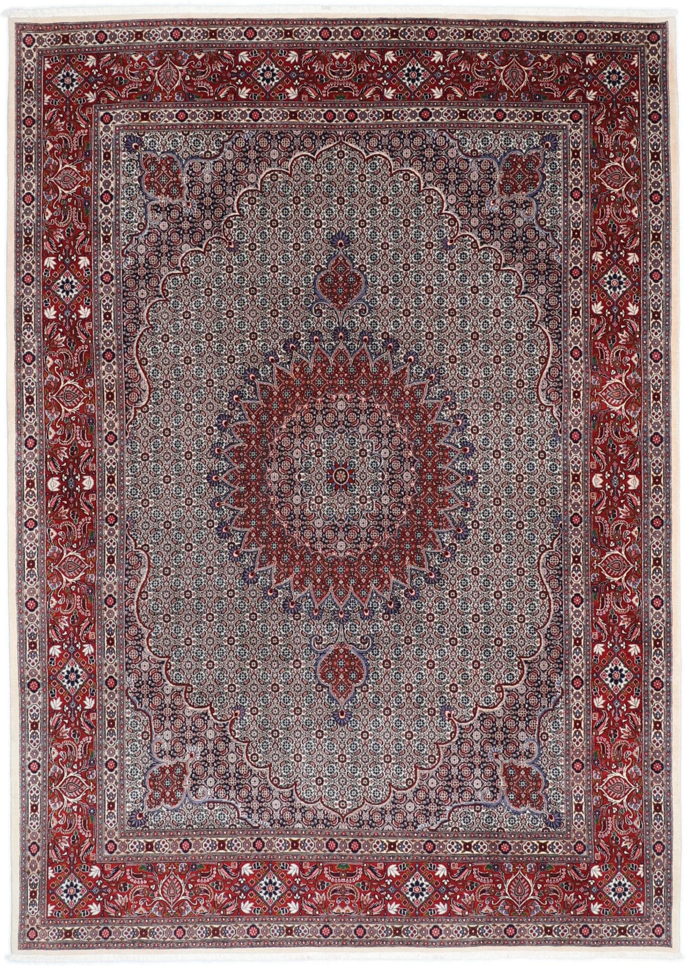 Moud Persian Rug 252 × 350 cm in Wool, hand-knotted