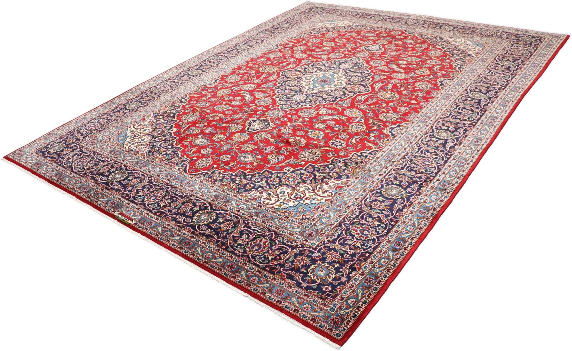 Kashan Persian Rug 245 × 340 cm in Wool, hand-knotted - Image 3