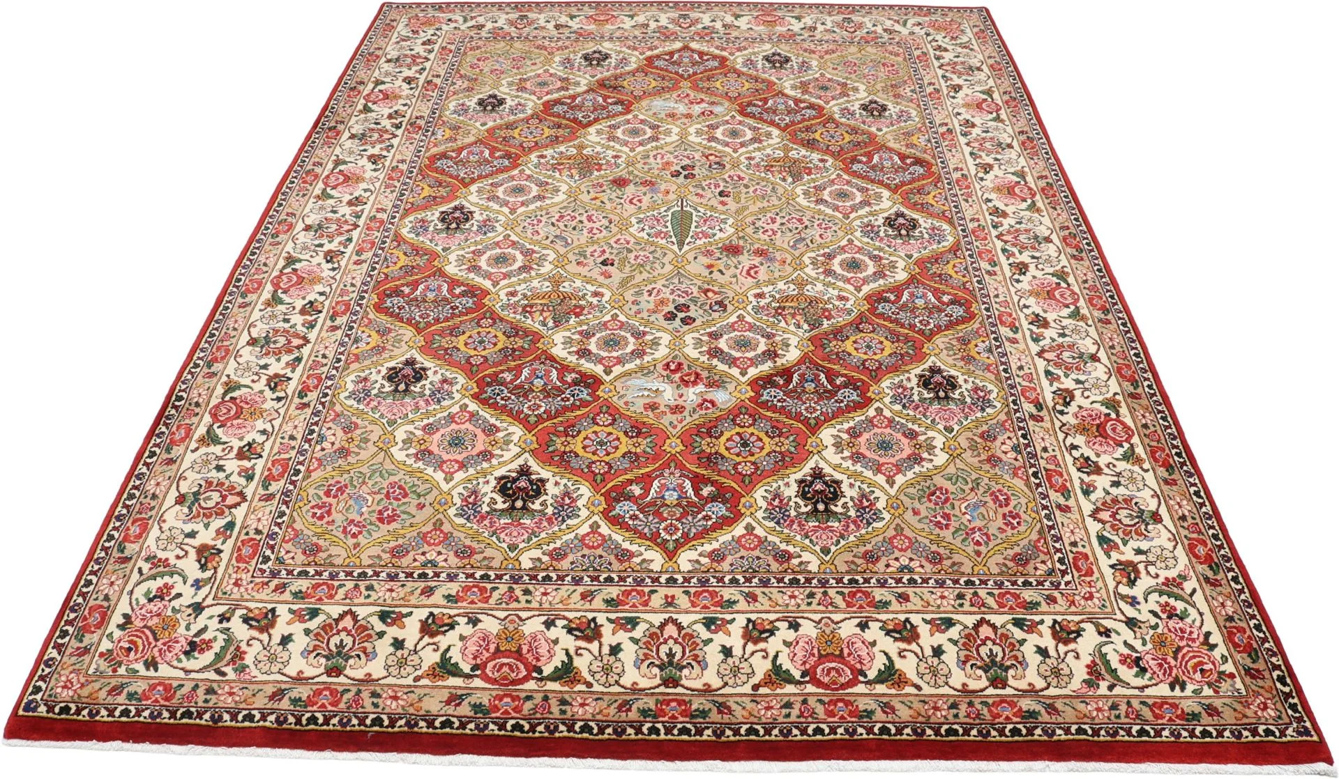 Alternative view of Hand-Knotted Bakhtiari Persian Rug, 218 × 312 cm, Wool