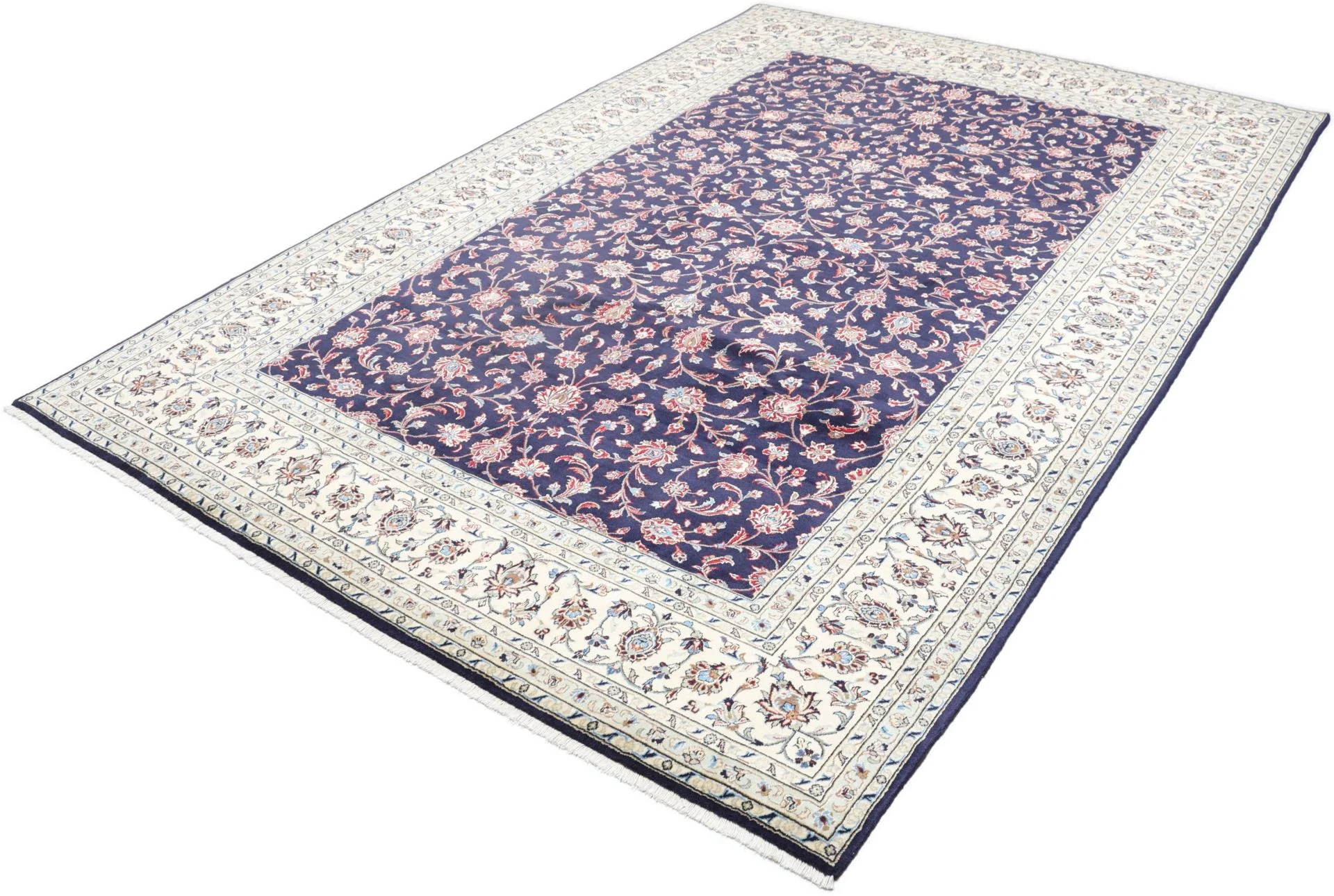 Wool & Silk Kashan Persian Rug 244 × 354 cm, hand-knotted - Image 3