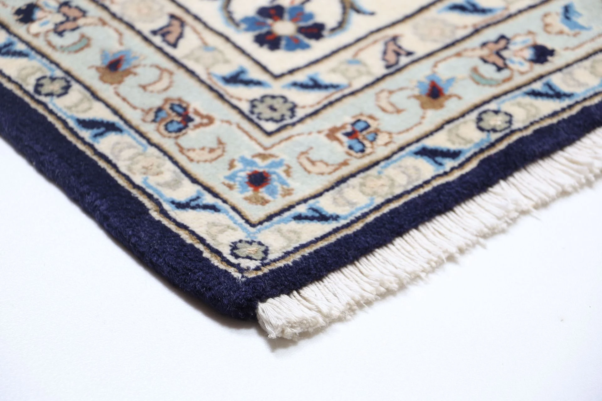 Wool & Silk Kashan Persian Rug 244 × 354 cm, hand-knotted - Image 8