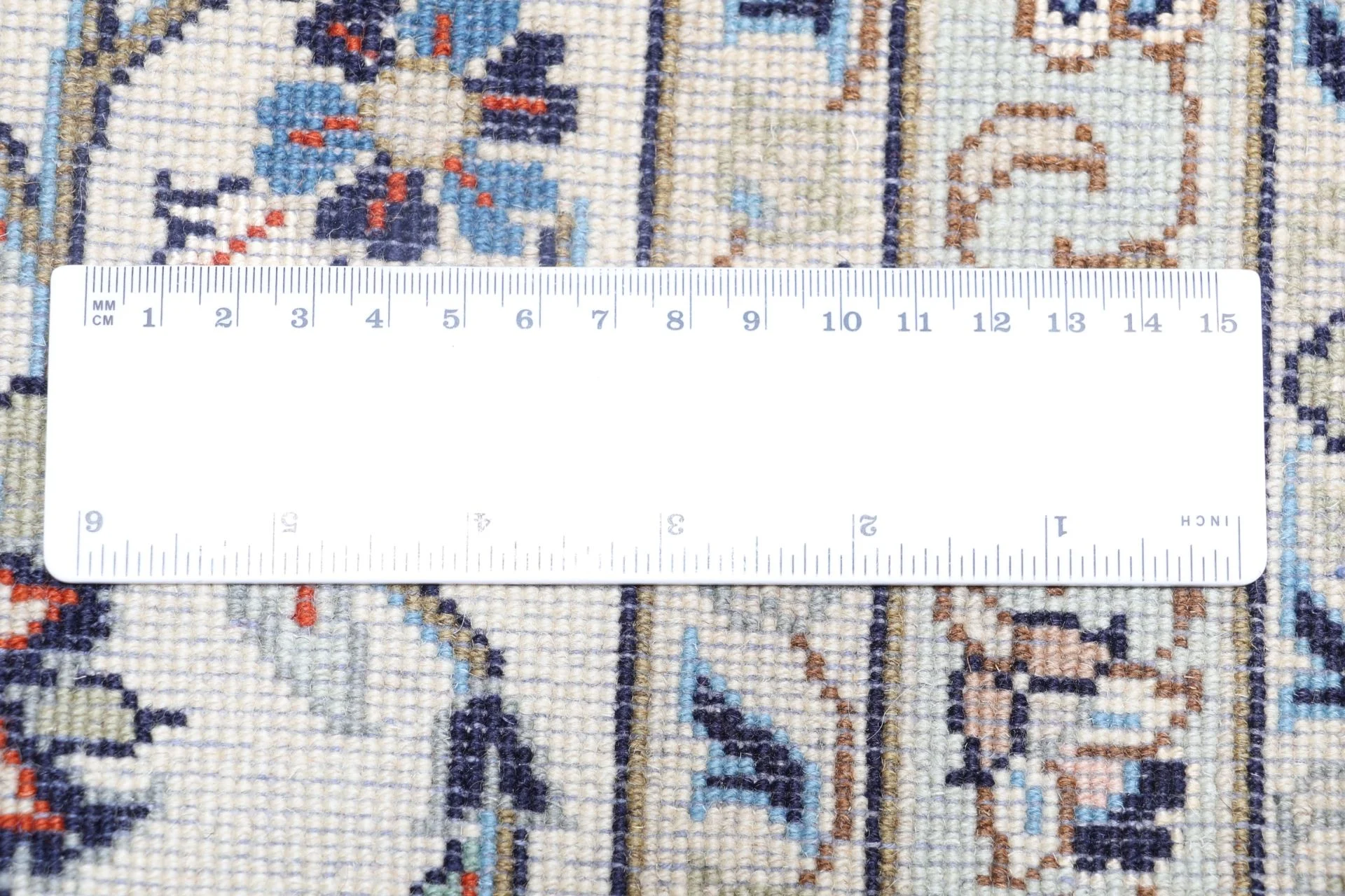 Wool & Silk Kashan Persian Rug 244 × 354 cm, hand-knotted - Image 11