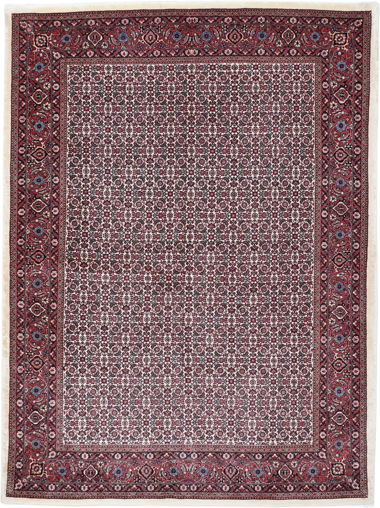 Bijar Persian Rug 178 × 240 cm in Wool & Silk, hand-knotted