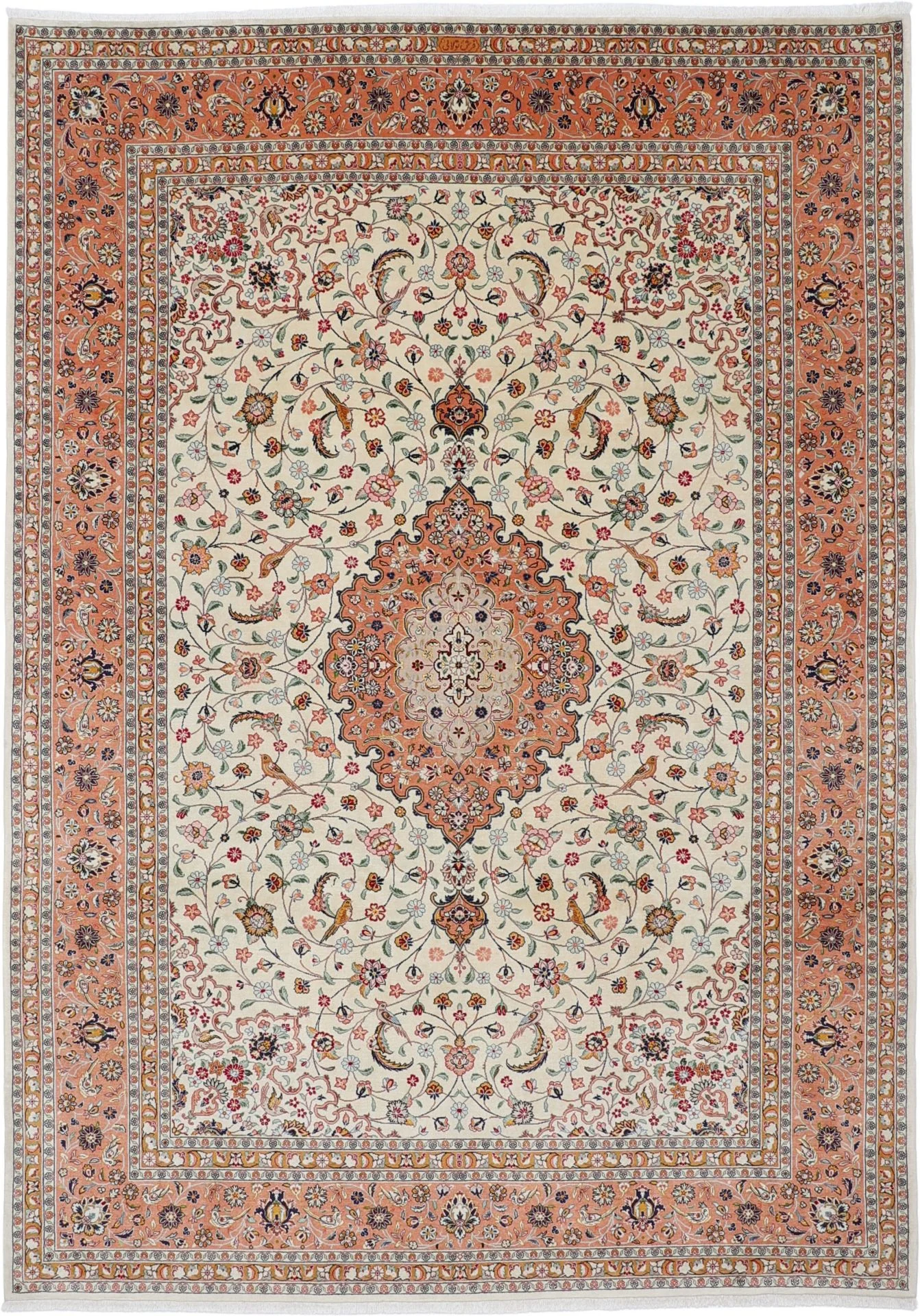 Qom Persian Rug 250 × 350 cm in Wool, hand-knotted