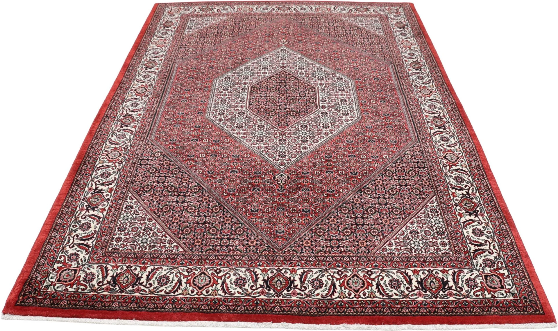 Alternative view of Hand-Knotted Bijar Persian Rug, 173 × 250 cm, Wool & Silk