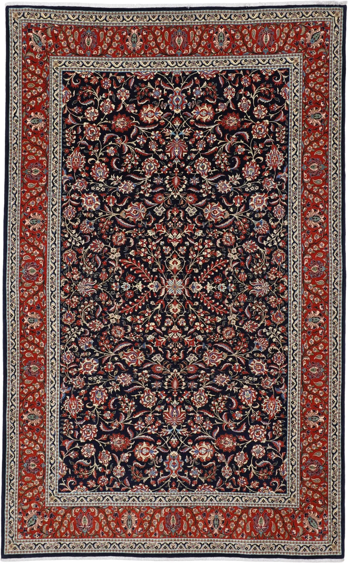 Qom Persian Rug 198 × 315 cm in Wool, hand-knotted
