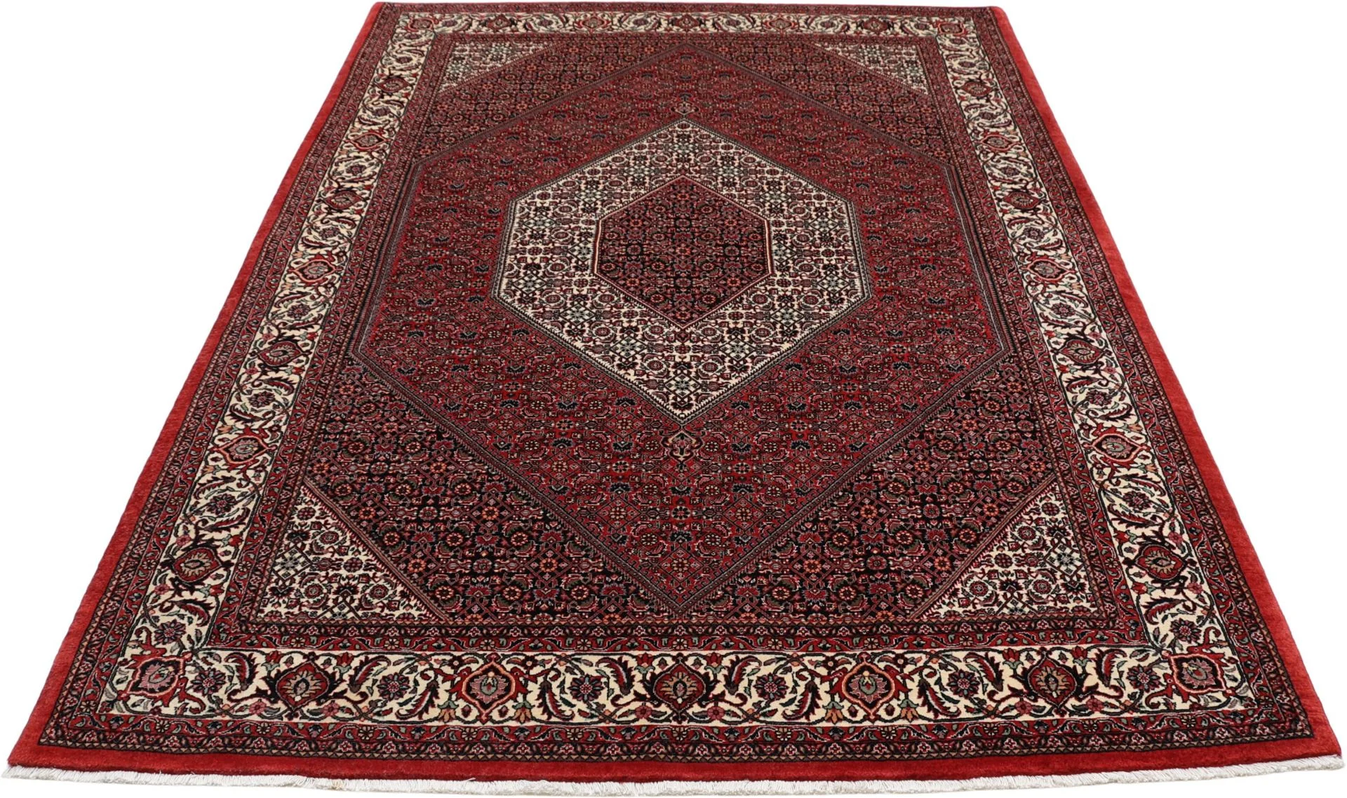 Hand-Knotted Bijar Persian Rug, 173 × 250 cm, Wool & Silk - Image 7