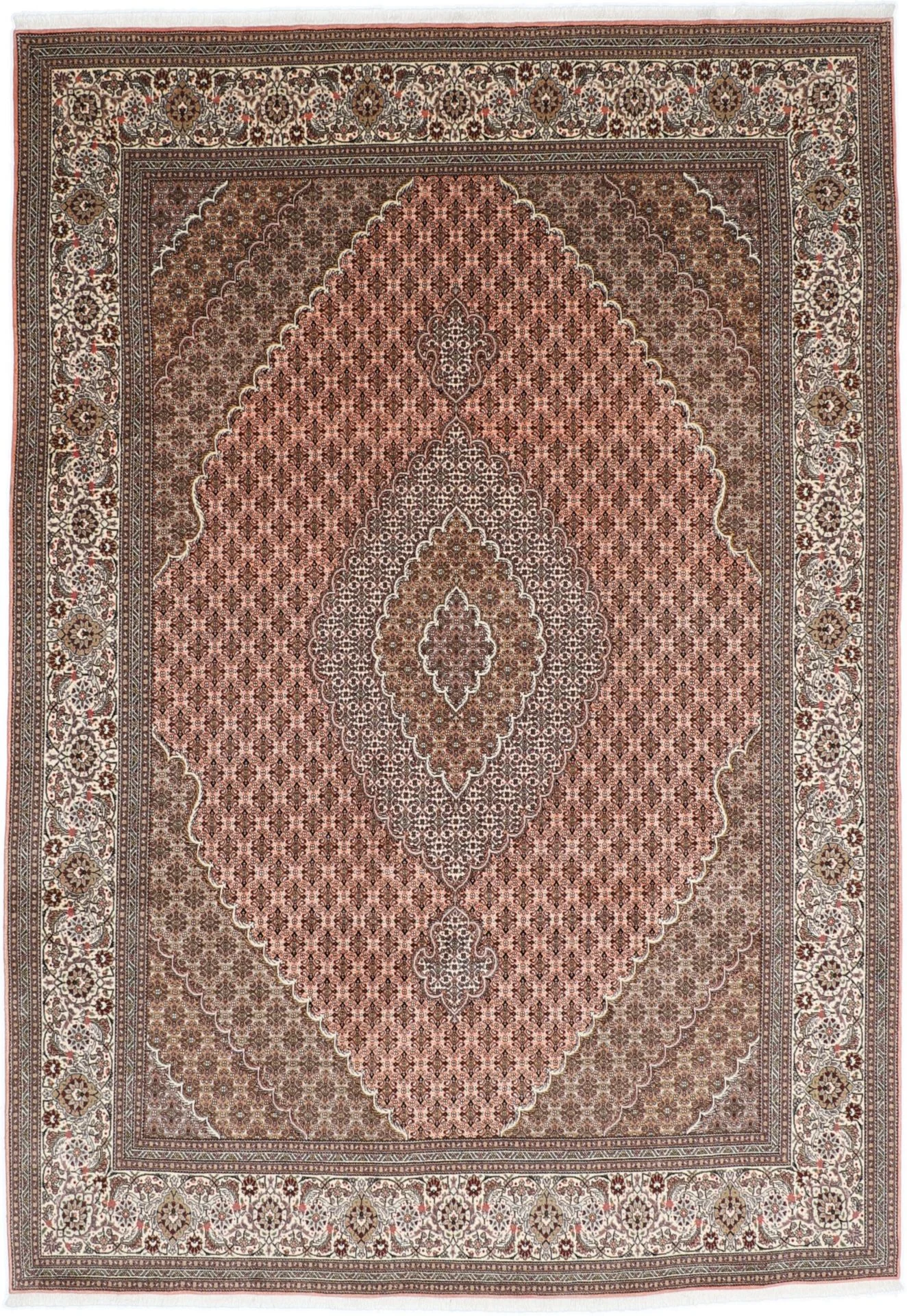 Wool & Silk Tabriz Persian Rug 248 × 354 cm, hand-knotted