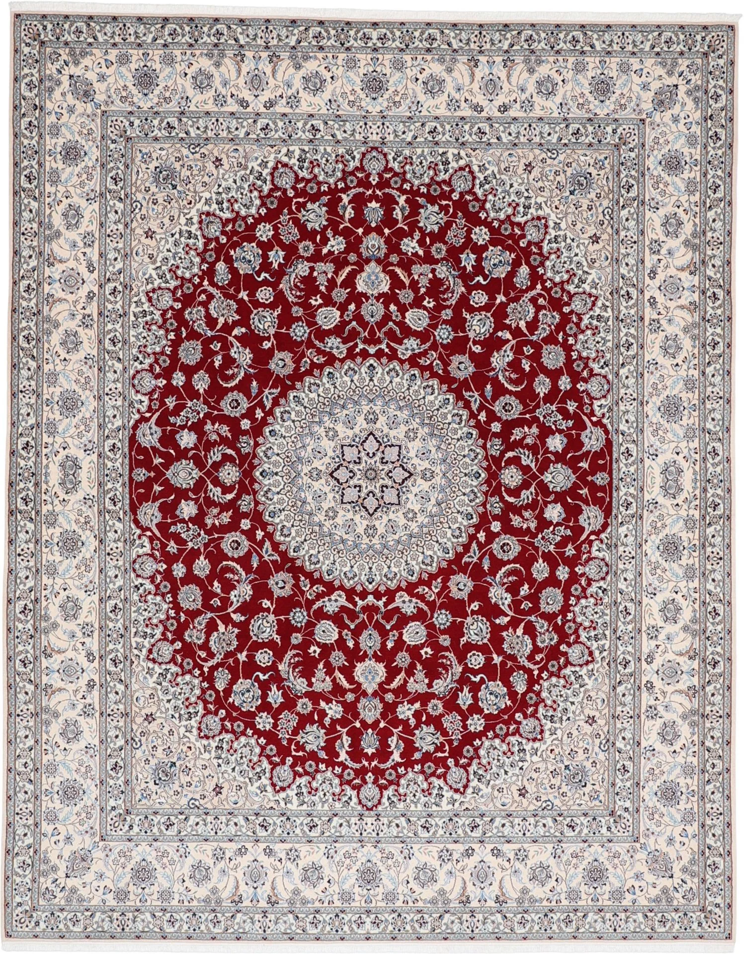 Nain Persian Rug 202 × 255 cm in Wool, hand-knotted