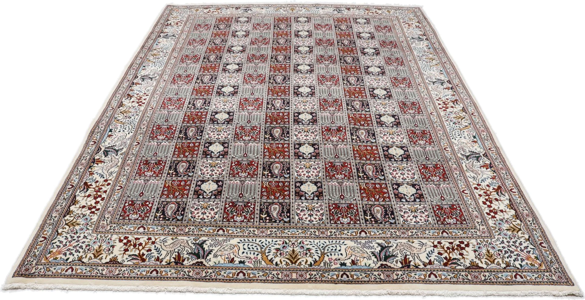 Alternative view of Wool Moud Persian Rug 245 × 345 cm, hand-knotted