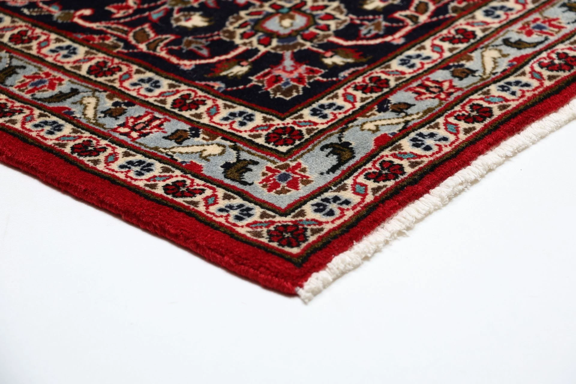 Hand-Knotted Kashan Persian Rug, 245 × 345 cm, Wool - Image 6