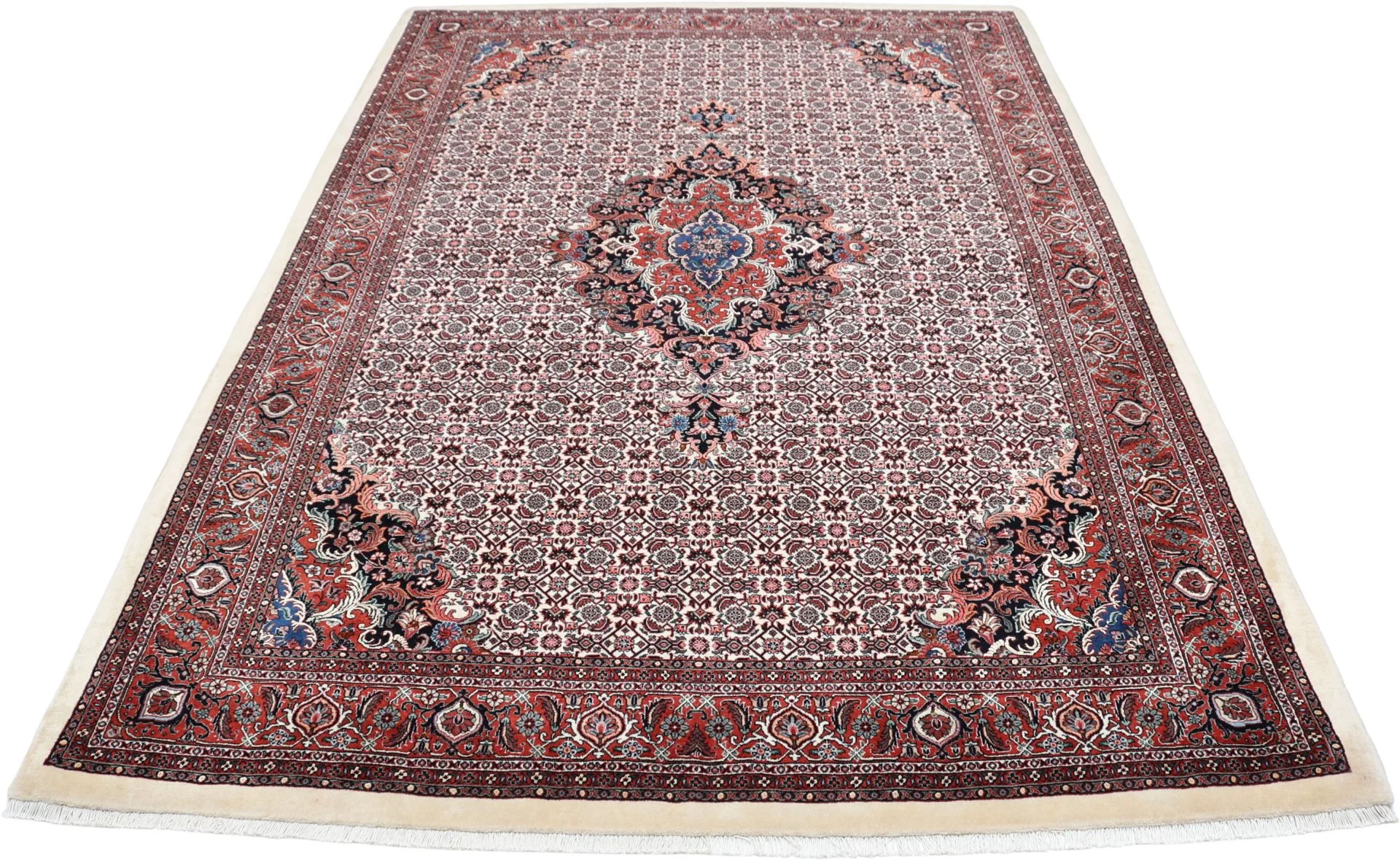 Alternative view of Wool & Silk Bijar Persian Rug 175 × 255 cm, hand-knotted