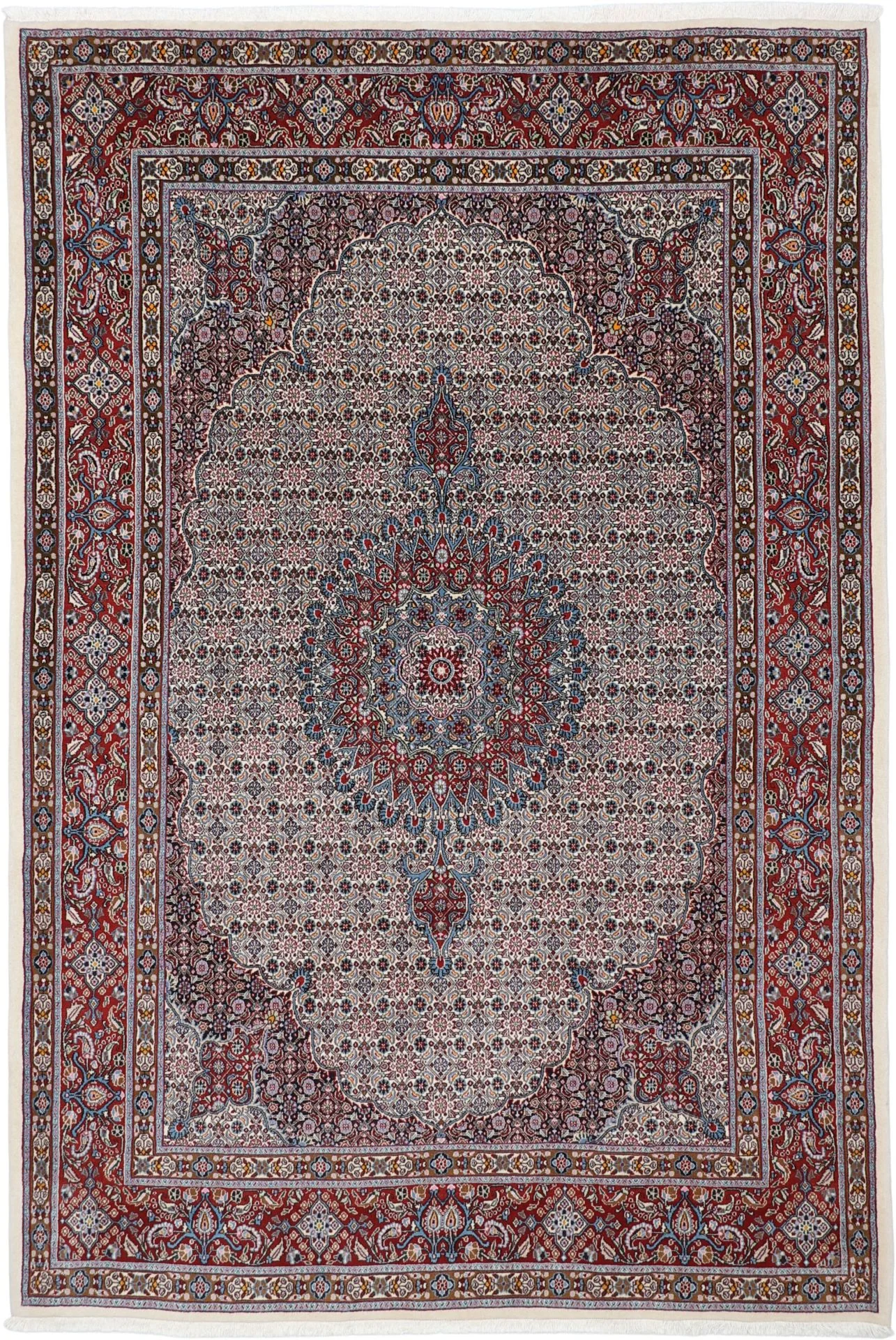 Moud Persian Rug 205 × 305 cm in Wool, hand-knotted