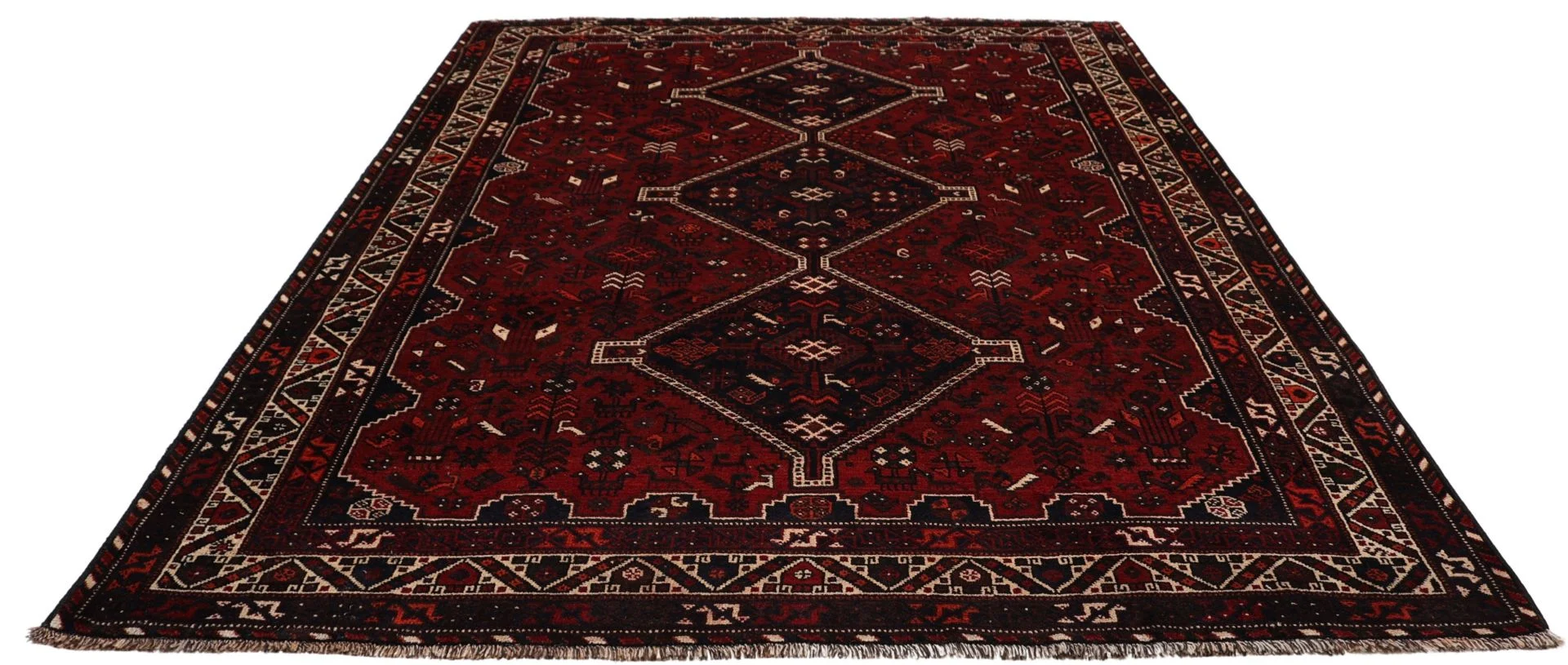 Wool Qashqai Persian Rug 230 × 310 cm, hand-knotted - Image 7