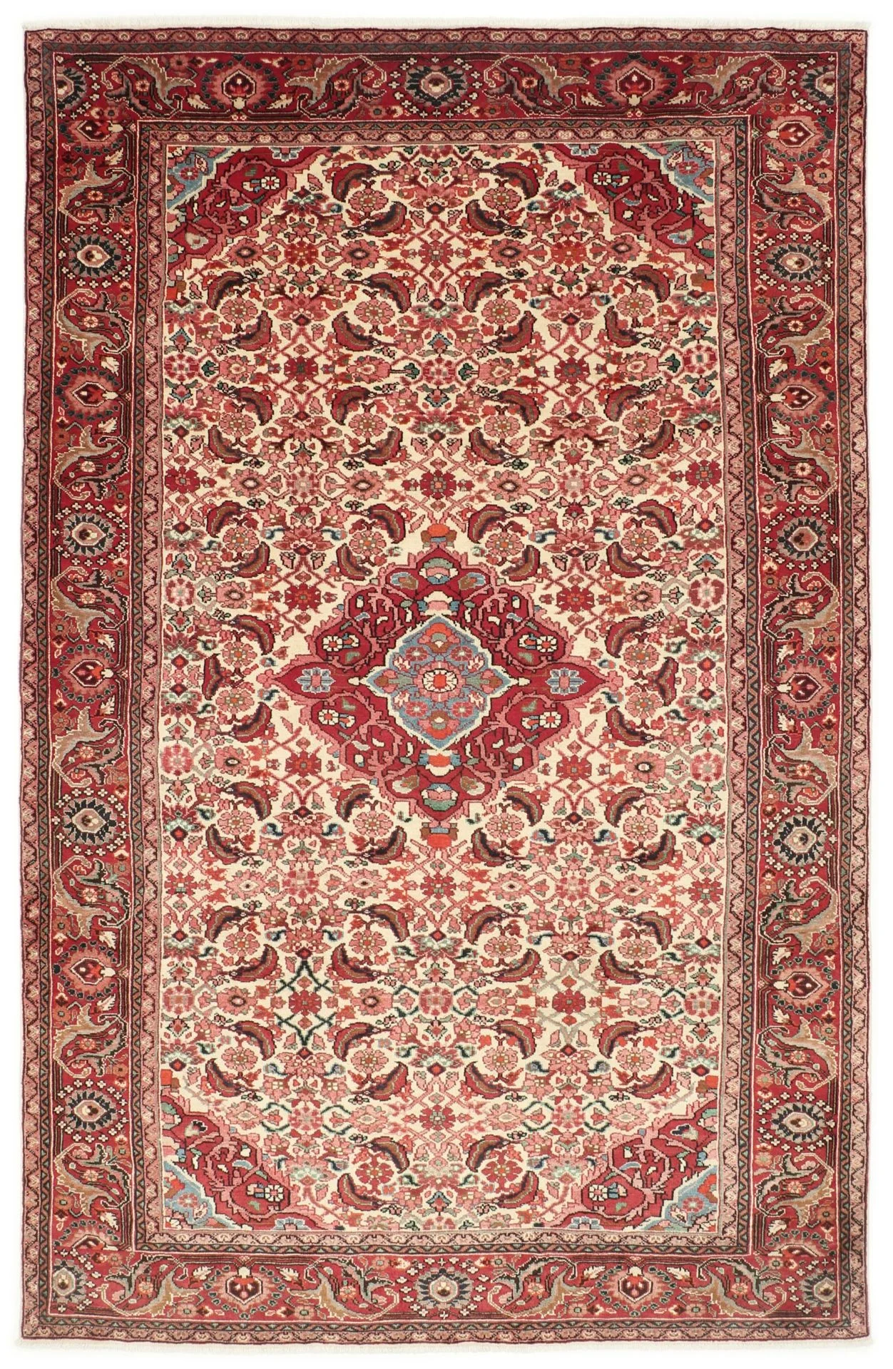 Persian Rug 214 × 330 cm in Wool, hand-knotted