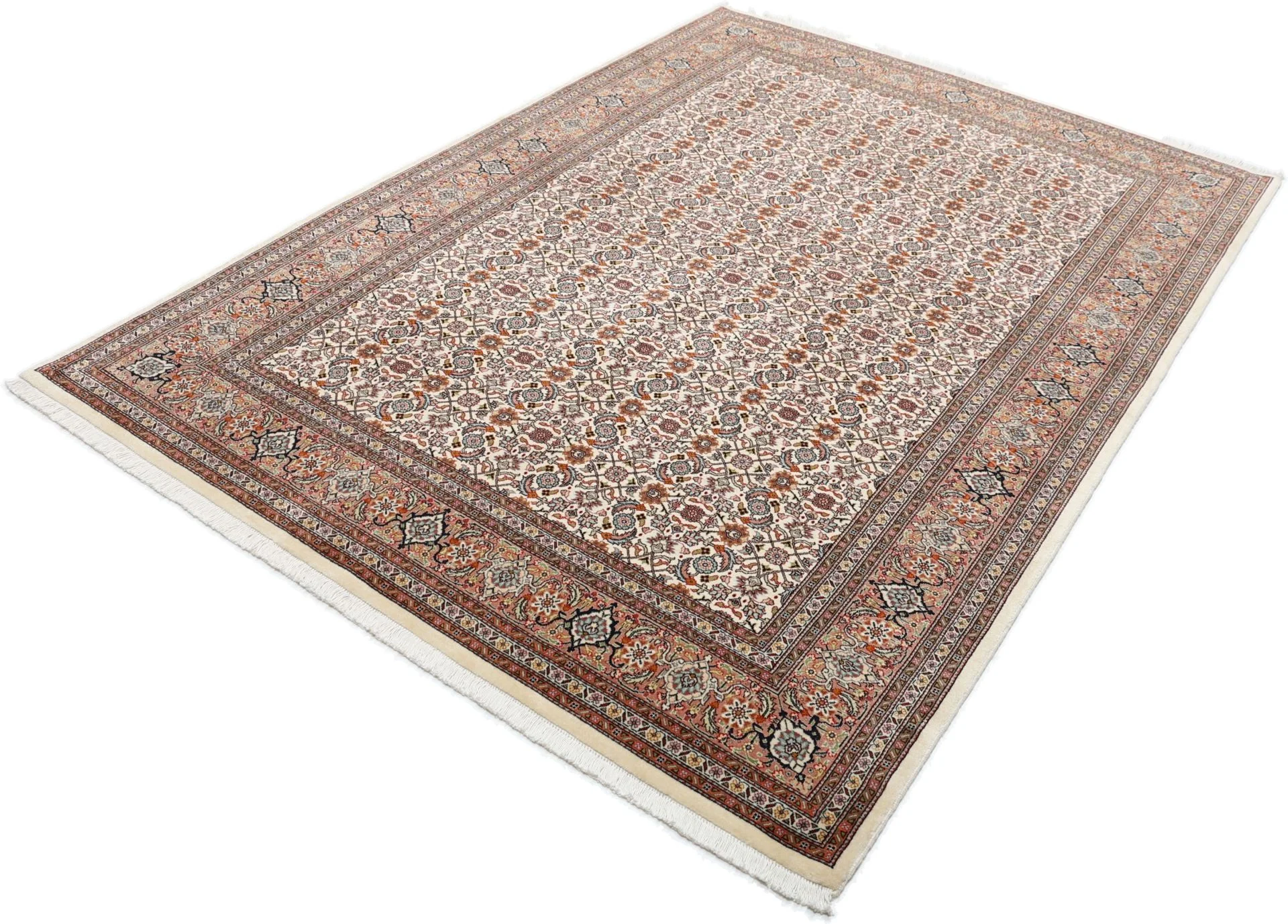 Tabriz Persian Rug 166 × 242 cm in Wool & Silk, hand-knotted - Image 3