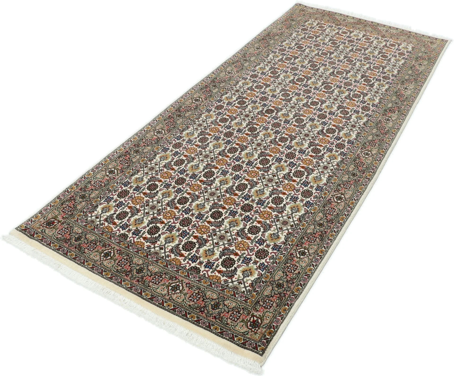 Wool Tabriz Persian Rug 78 × 200 cm, hand-knotted - Image 3