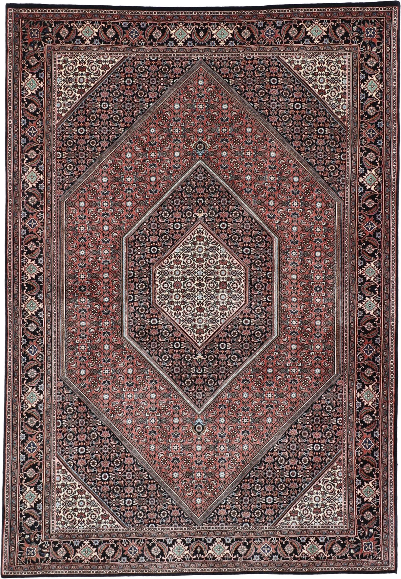 Wool & Silk Bijar Persian Rug 170 × 240 cm, hand-knotted