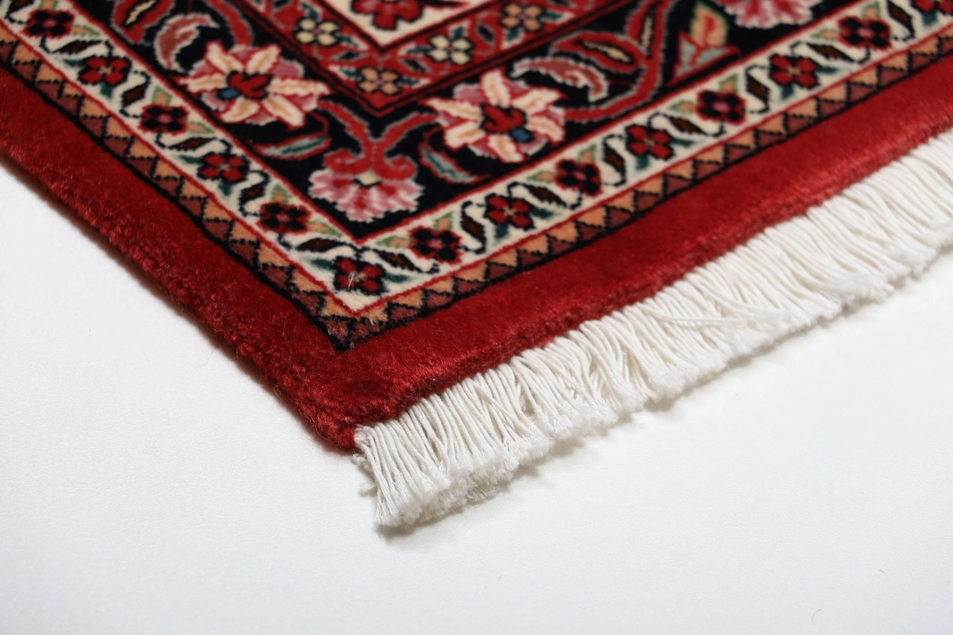 Hand-Knotted Bijar Persian Rug, 201 × 262 cm, Wool & Silk - Image 6