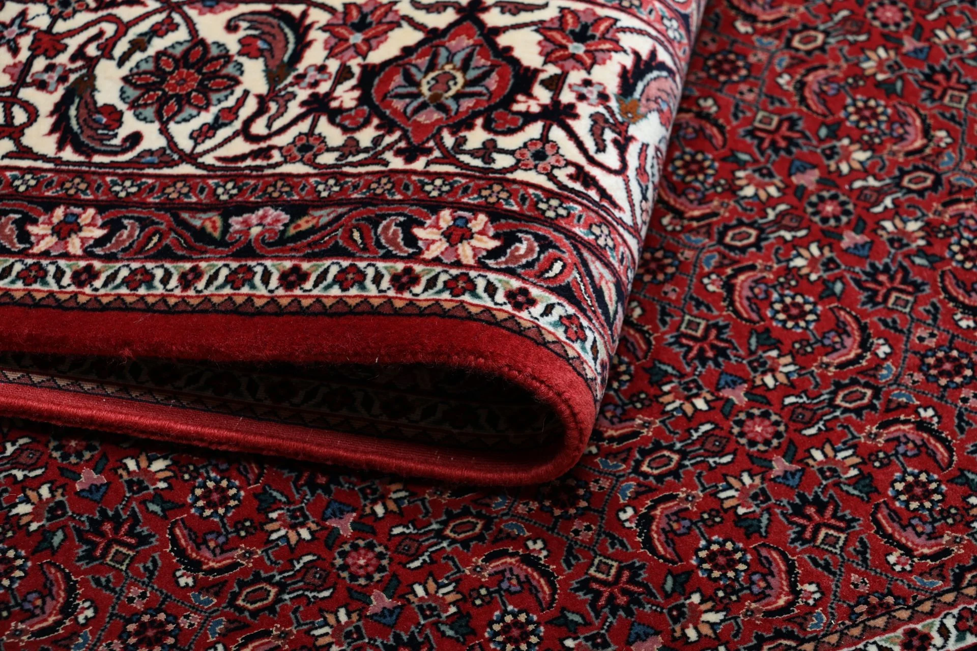 Hand-Knotted Bijar Persian Rug, 201 × 262 cm, Wool & Silk - Image 10
