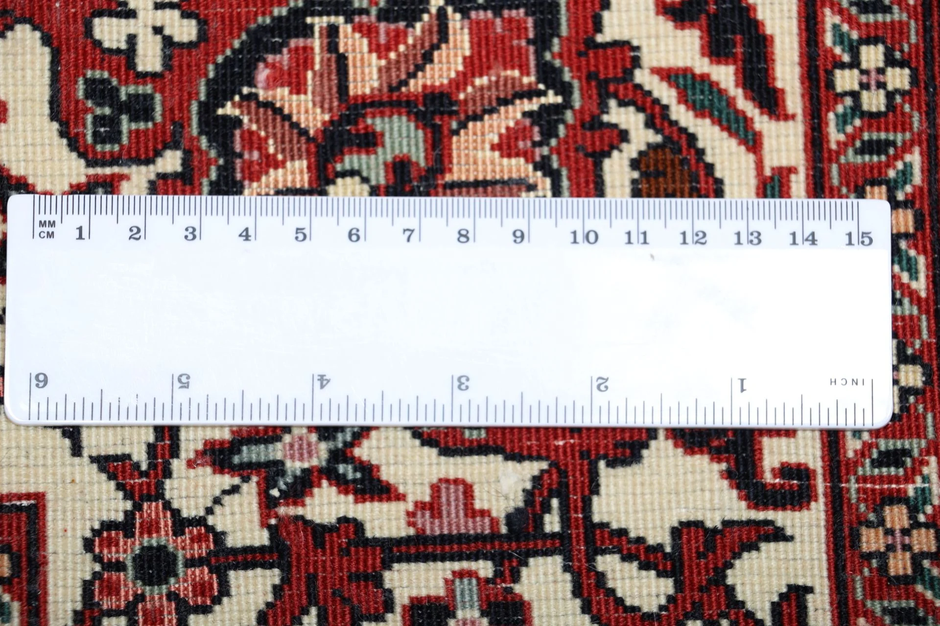 Hand-Knotted Bijar Persian Rug, 201 × 262 cm, Wool & Silk - Image 11
