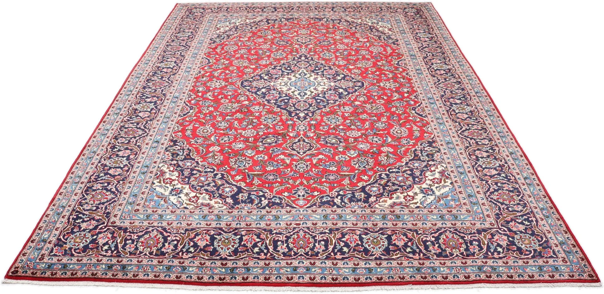 Alternative view of Wool Kashan Persian Rug 250 × 350 cm, hand-knotted