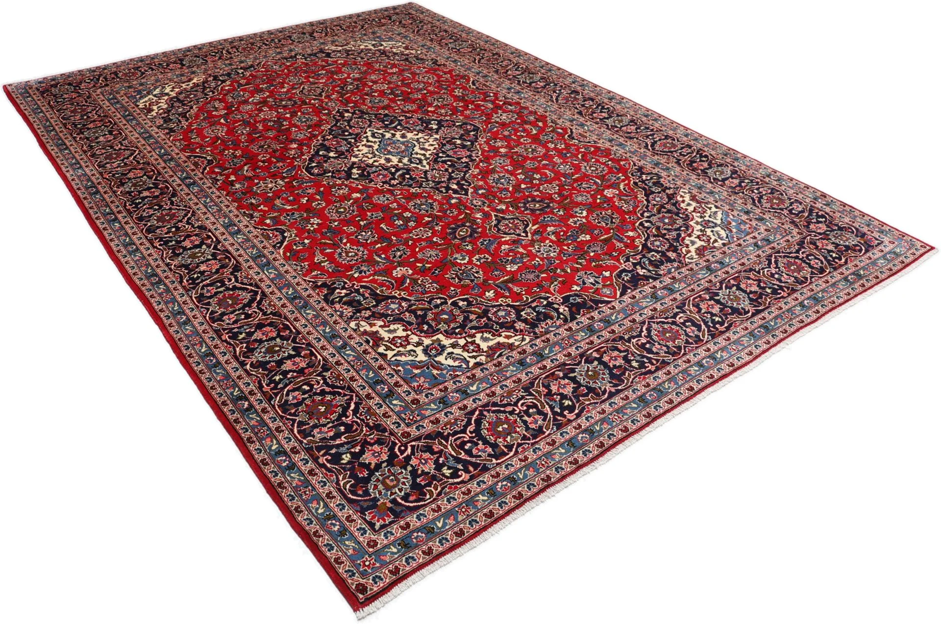 Wool Kashan Persian Rug 250 × 350 cm, hand-knotted - Image 4