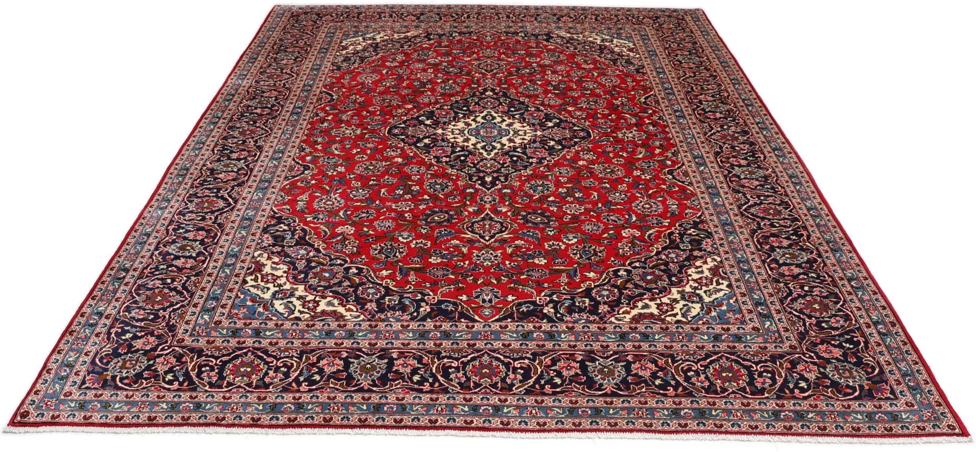 Wool Kashan Persian Rug 250 × 350 cm, hand-knotted - Image 7