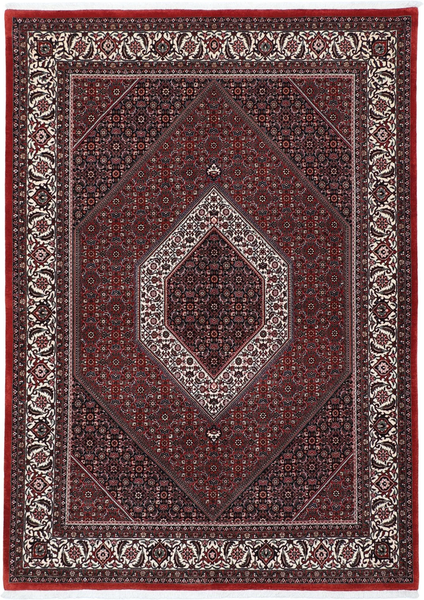 Wool & Silk Bijar Persian Rug 170 × 243 cm, hand-knotted