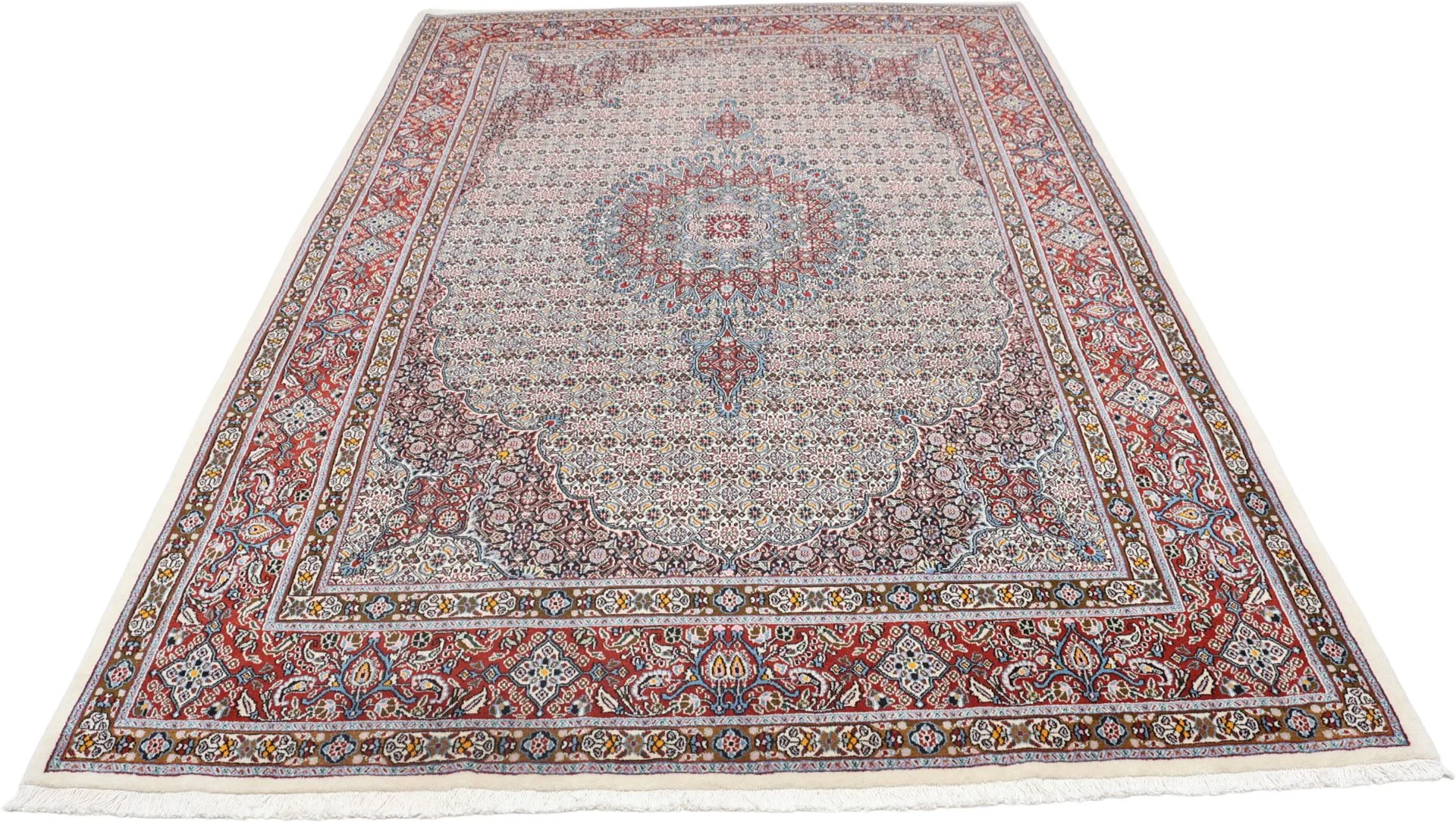 Alternative view of Moud Persian Rug 205 × 305 cm in Wool, hand-knotted