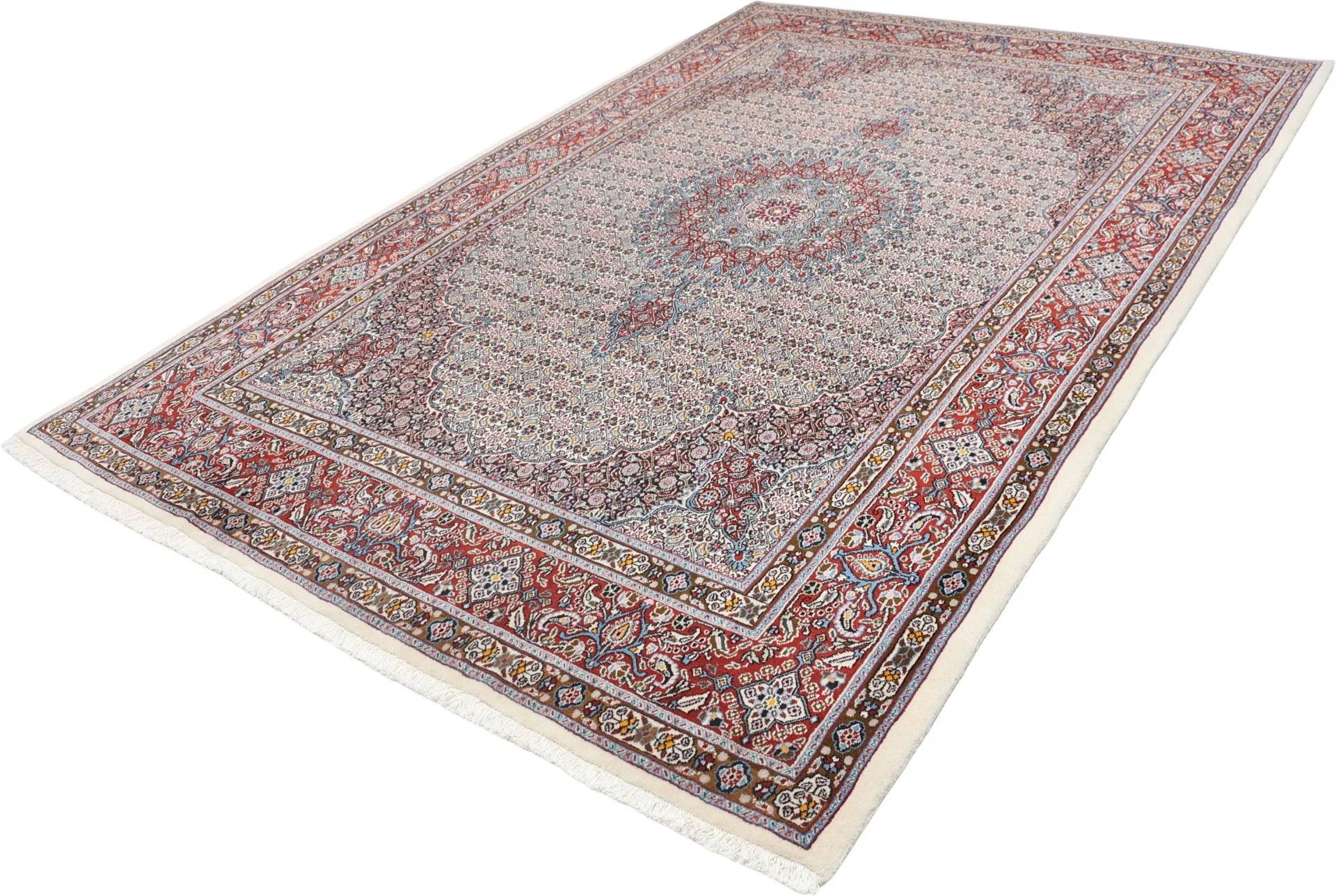Moud Persian Rug 205 × 305 cm in Wool, hand-knotted - Image 3