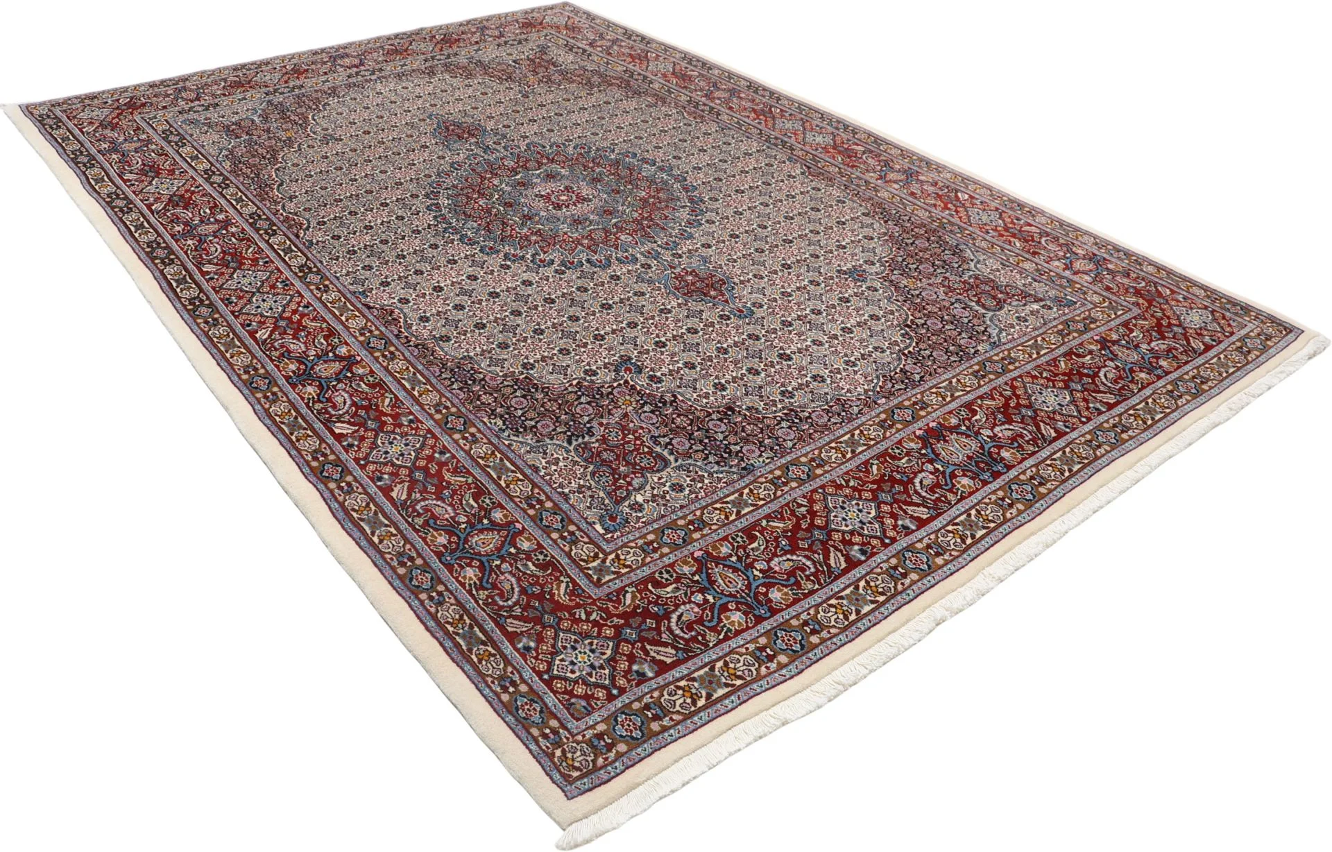 Moud Persian Rug 205 × 305 cm in Wool, hand-knotted - Image 4