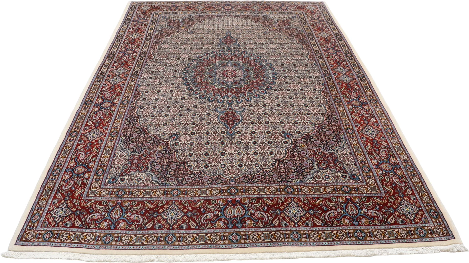 Moud Persian Rug 205 × 305 cm in Wool, hand-knotted - Image 7
