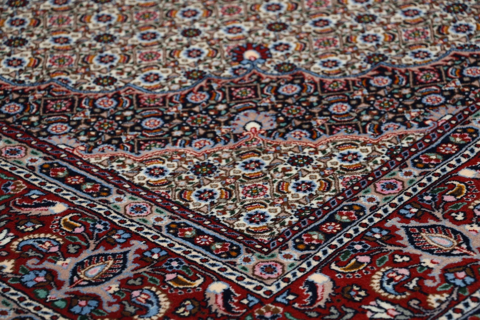 Wool & Silk Moud Persian Rug 170 × 240 cm, hand-knotted - Image 5