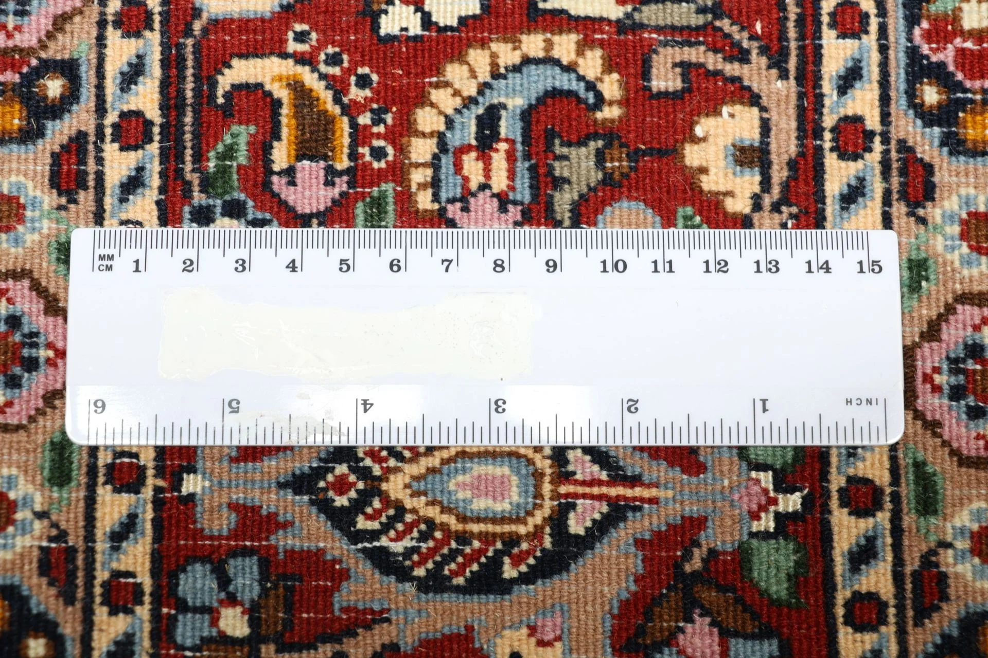 Wool & Silk Moud Persian Rug 170 × 240 cm, hand-knotted - Image 11