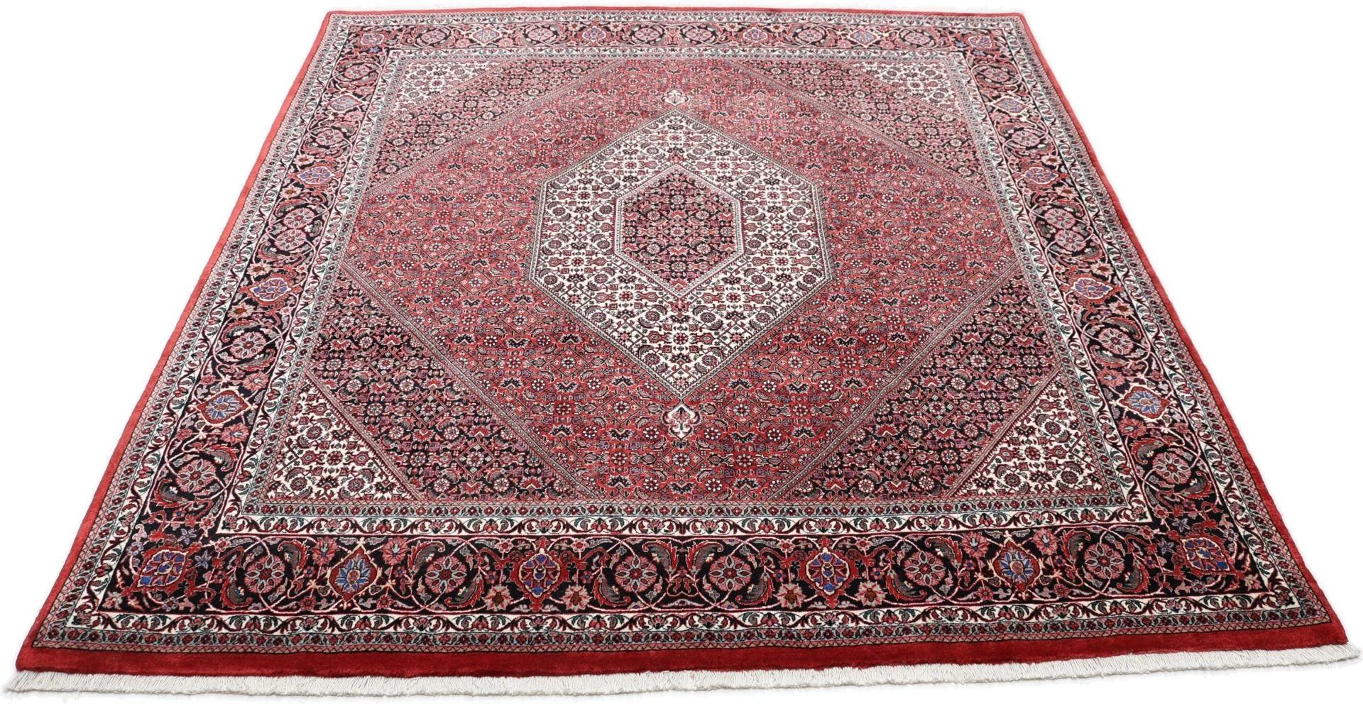 Alternative view of Hand-Knotted Bijar Persian Rug, 200 × 224 cm, Wool
