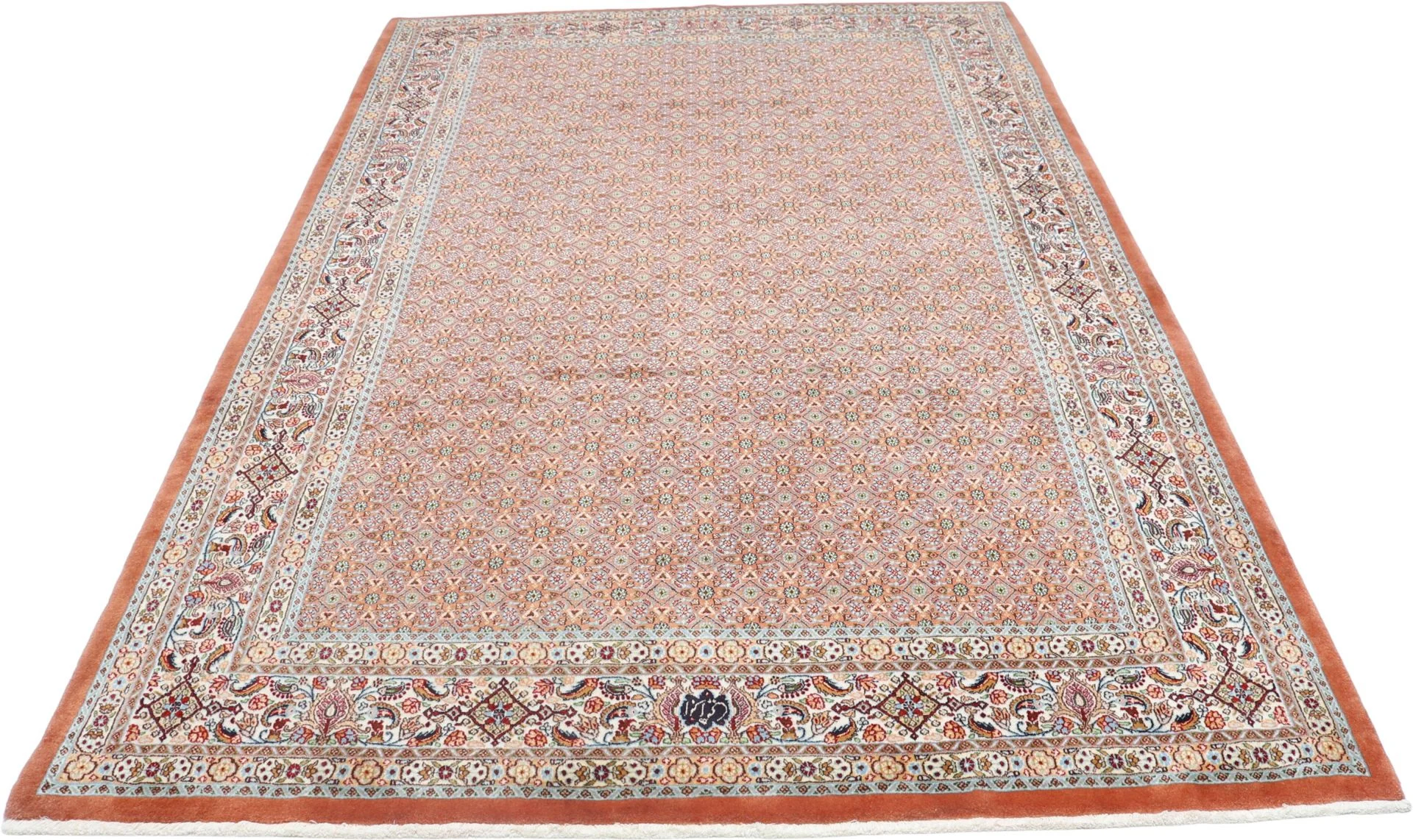 Alternative view of Wool Moud Persian Rug 205 × 300 cm, hand-knotted