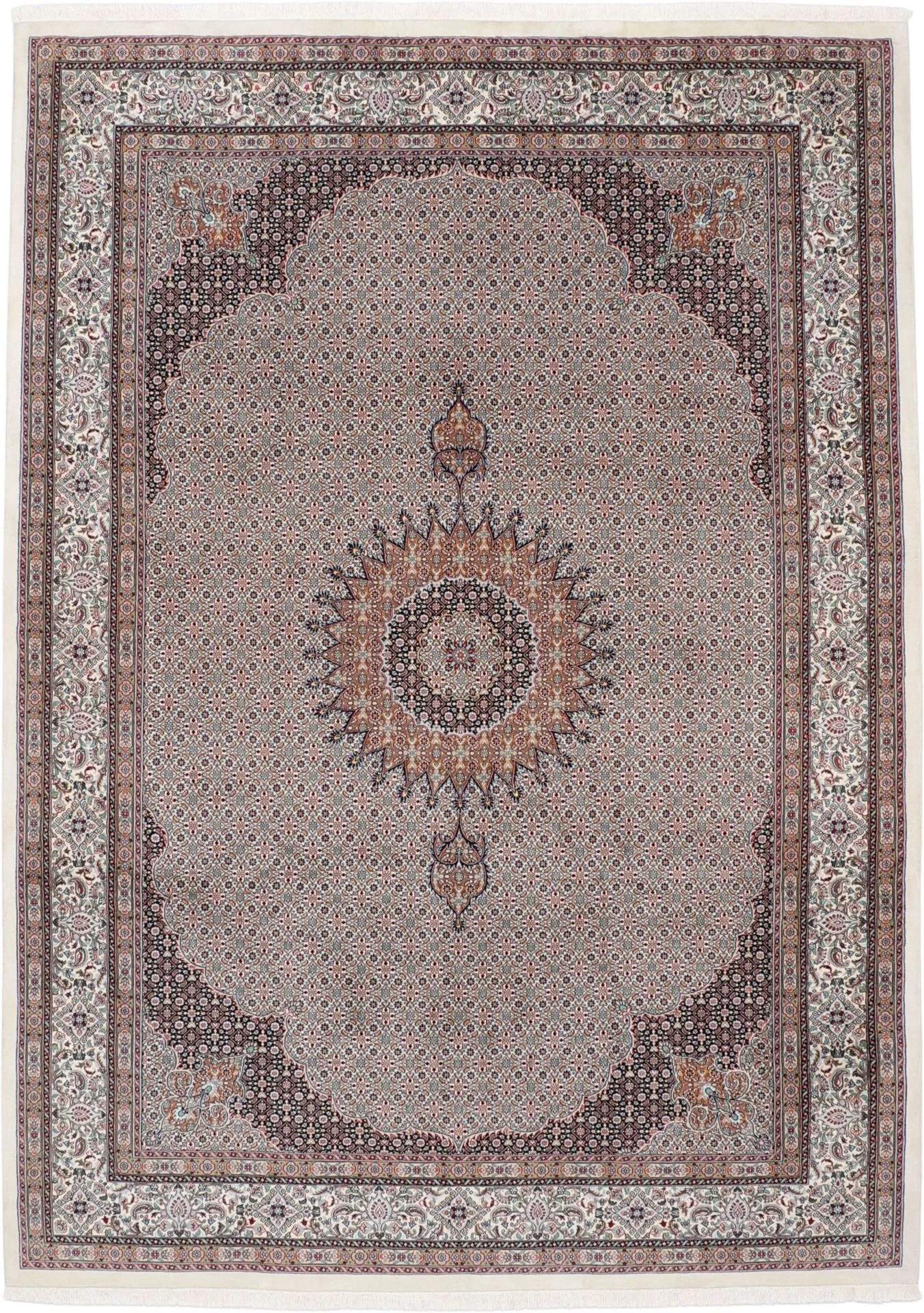 Moud Persian Rug 253 × 350 cm in Wool, hand-knotted
