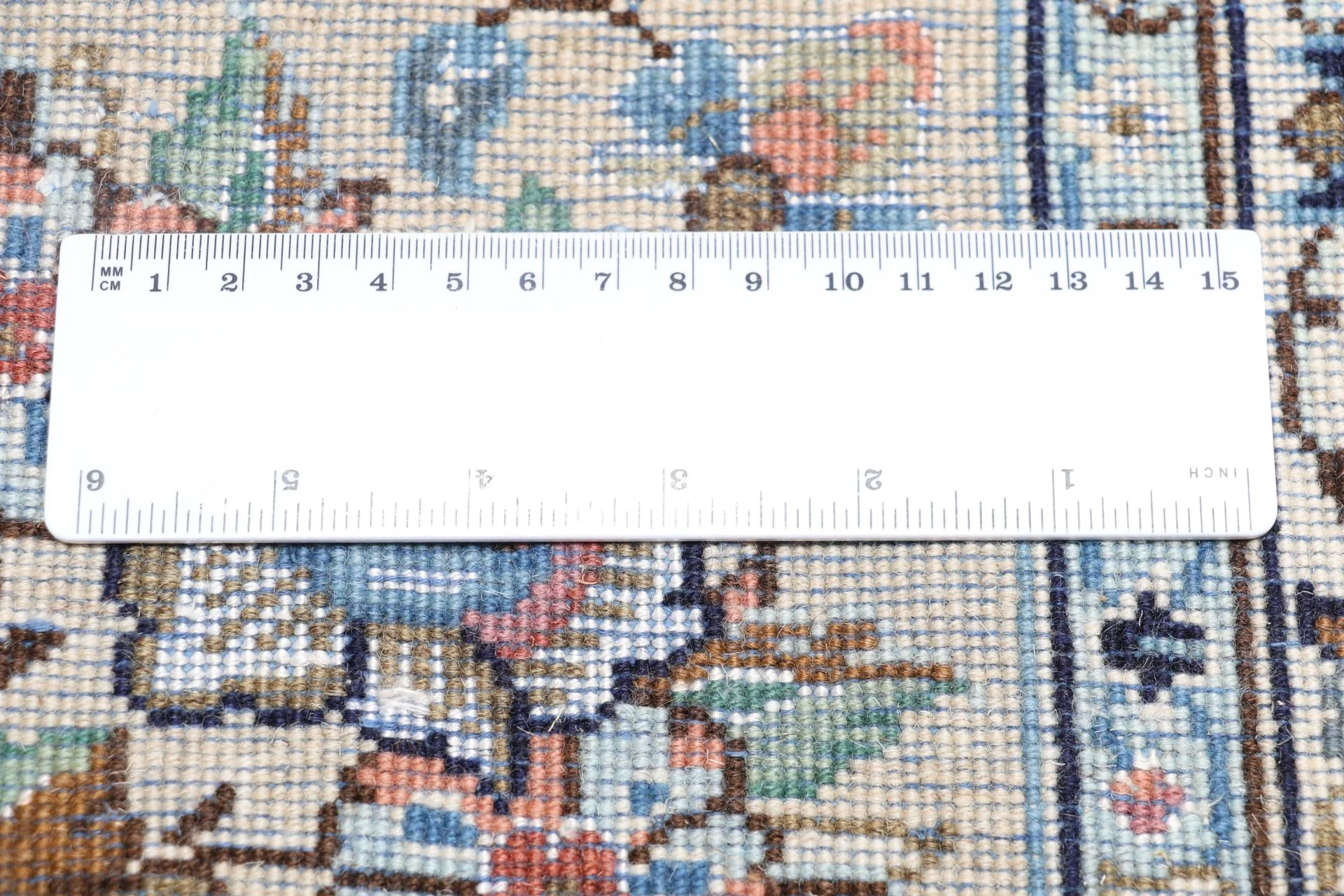 Hand-Knotted Kashan Persian Rug, 253 × 345 cm, Wool & Silk - Image 11