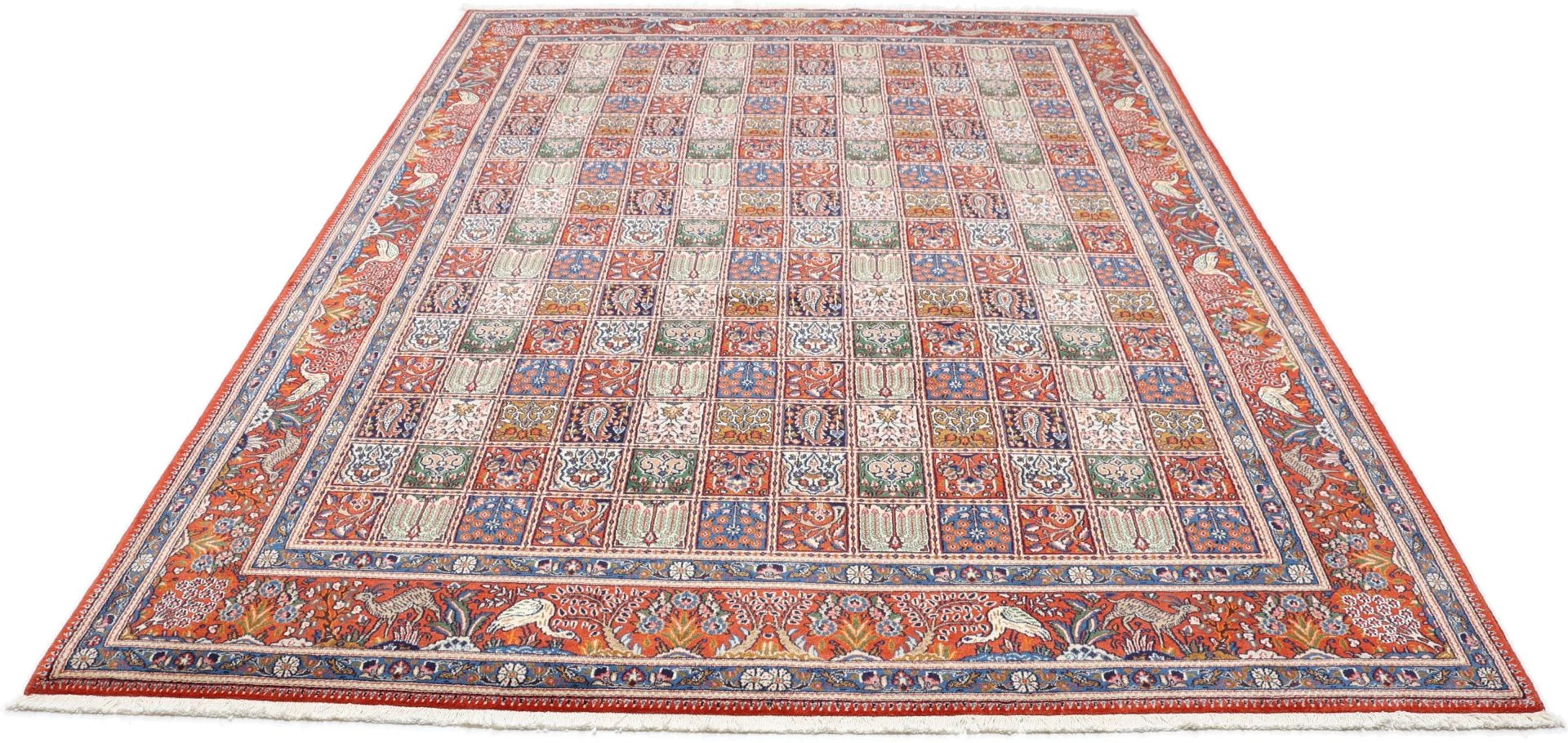Alternative view of Hand-Knotted Moud Persian Rug, 242 × 350 cm, Wool