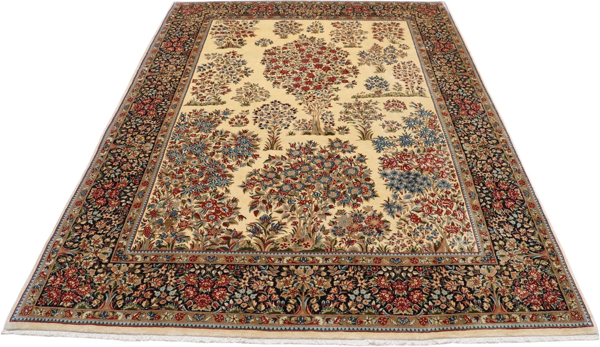 Hand-Knotted Kerman Persian Rug, 218 × 303 cm, Wool - Image 7