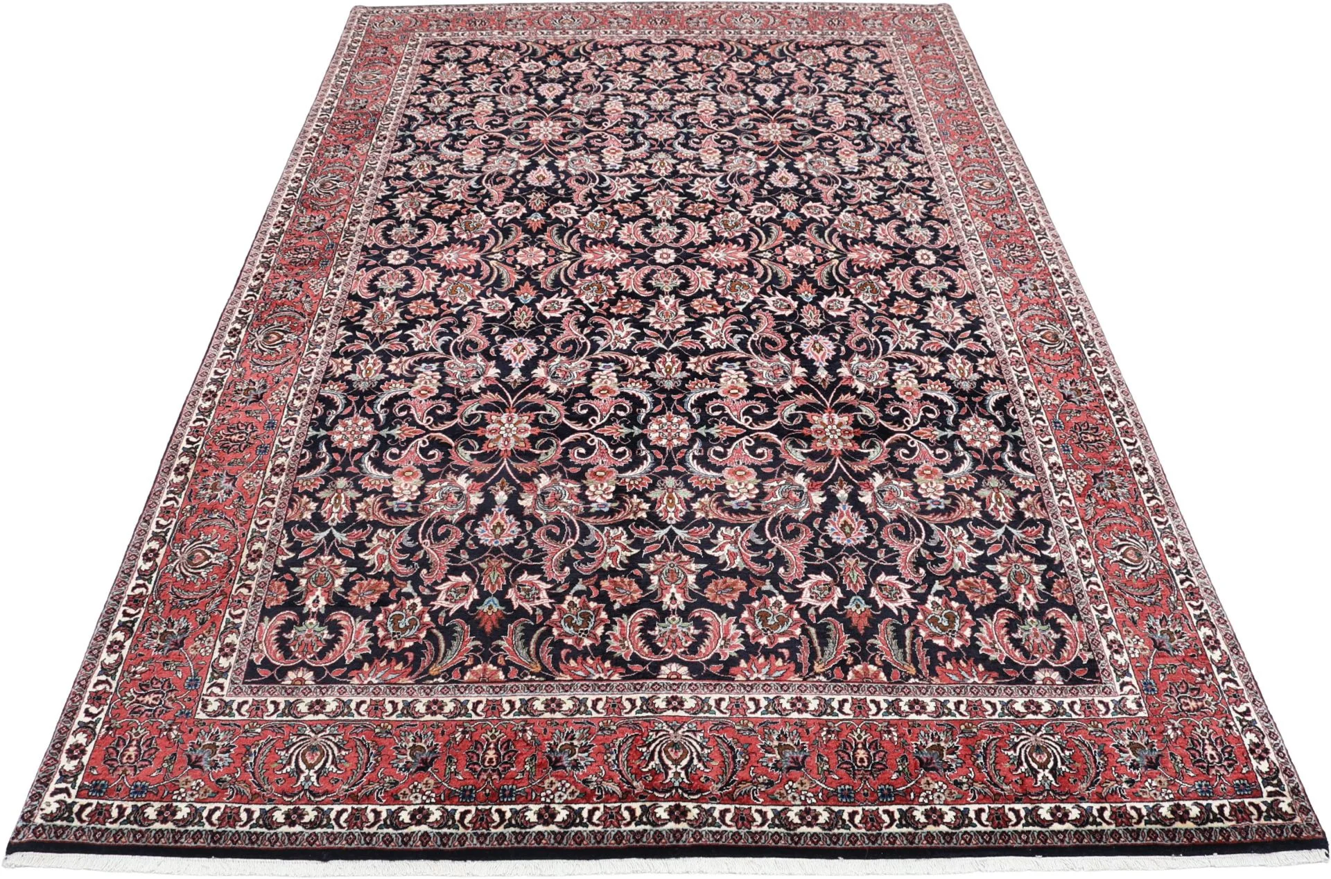 Alternative view of Hand-Knotted Bijar Persian Rug, 200 × 300 cm, Wool