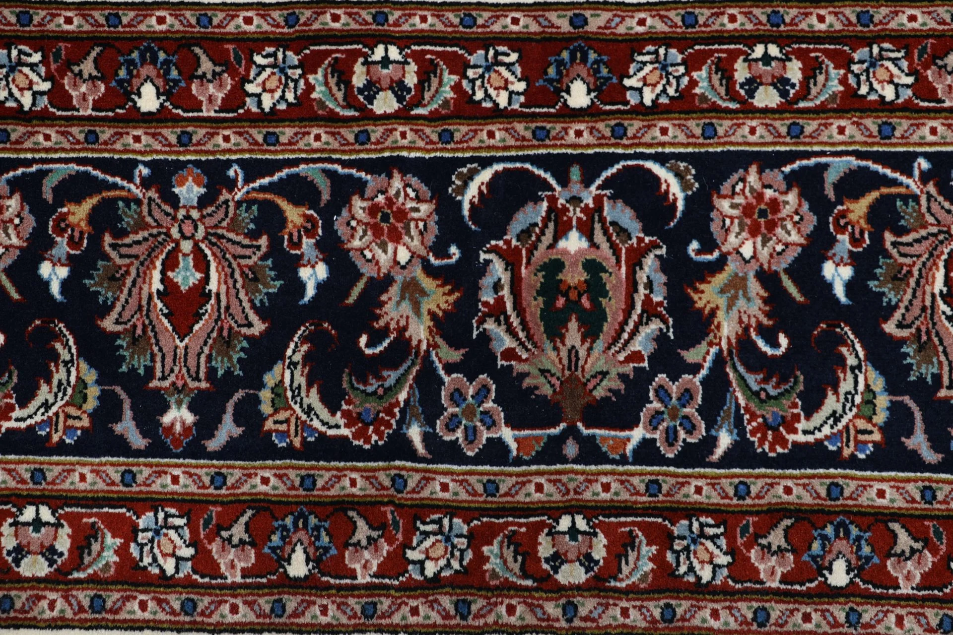 Wool & Silk Sarouk Persian Rug 248 × 302 cm, hand-knotted - Image 6